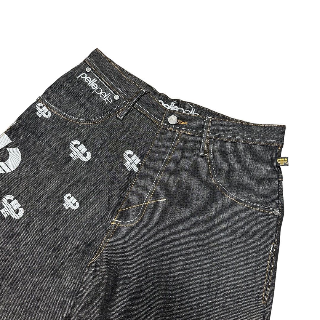 Pelle Pelle × Playboi Carti × Vintage PELLE PELLE BAGGY SHORTS Size US 30 / EU 46 - 3 Thumbnail