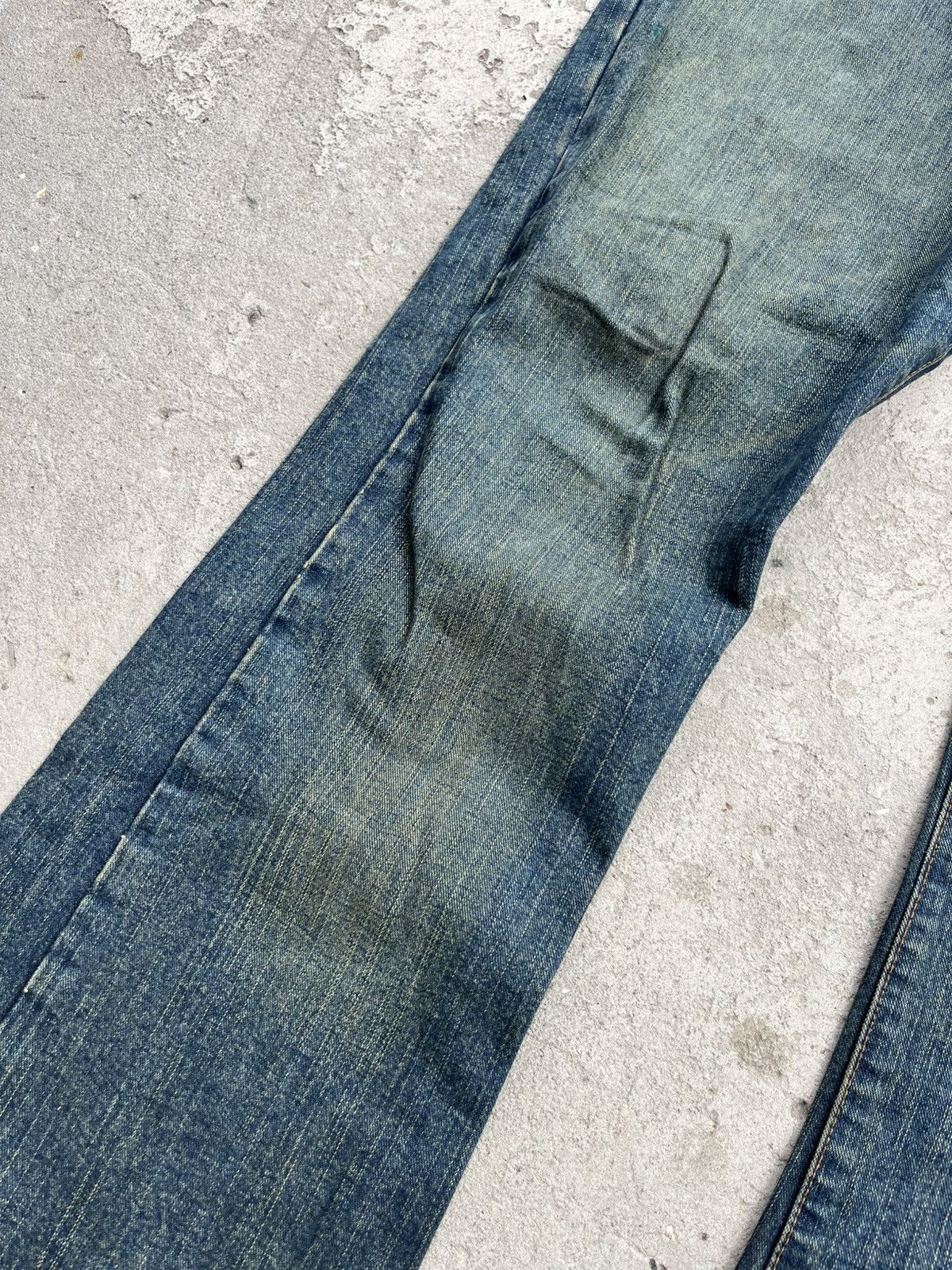 Miss Sixty Flared Miss Sixty Dirty Faded Denim Pants Jeans Y2K Japanese Size 32" / US 10 / IT 46 - 10 Thumbnail