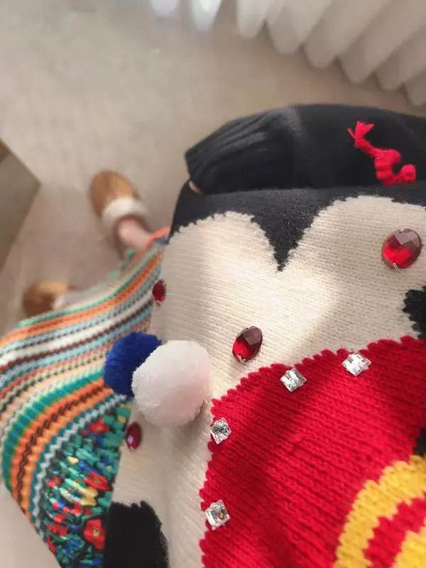 VIBE Street Vintage Christmas Style Knit Hooded Sweater Size US M / EU 48-50 / 2 - 4 Thumbnail