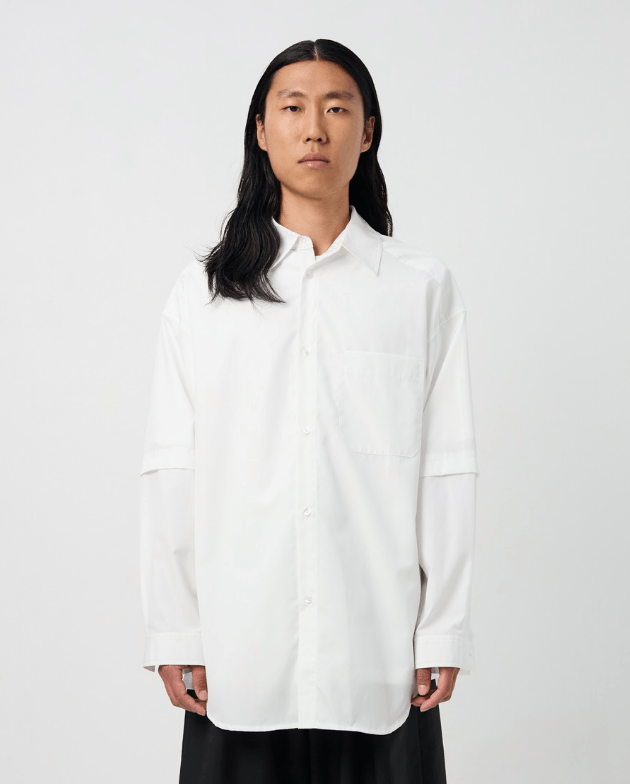 Lownn Lownn Cotton Poplin Layered Shirt size 52 Size US L / EU 52-54 / 3 - 1 Thumbnail