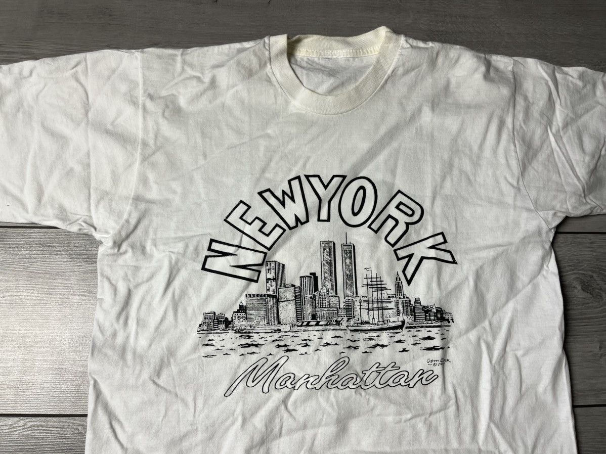 Band Tees New york Manhattan tshirt 1991 size Medium Size US M / EU 48-50 / 2 - 3 Thumbnail