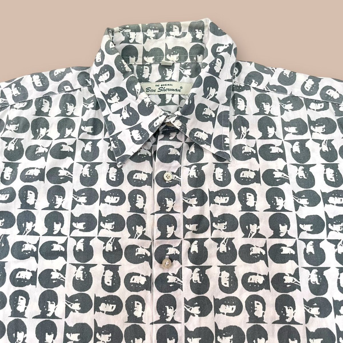 Ben Sherman Ben Sherman X The Beatles POPART Button Up Shirt Size US M / EU 48-50 / 2 - 4 Thumbnail