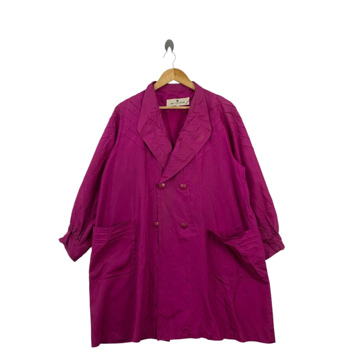 Vintage Vintage 70s MILAN D’OR ITALY Double Breasted Peacoat Jacket Size XXL / US 16-18 / IT 52-54 - 1 Thumbnail
