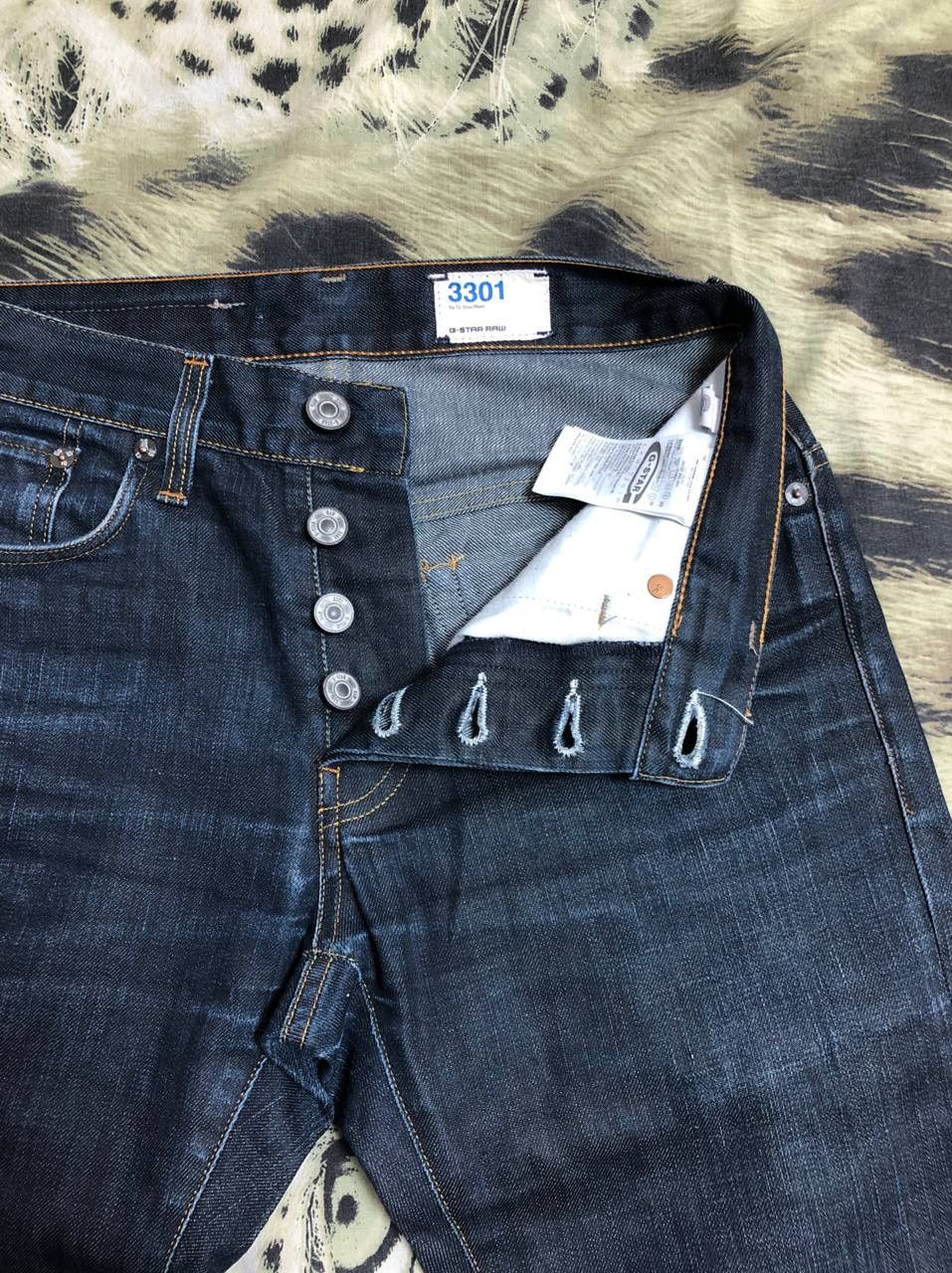 G-Star Vintage Gstar Raw Japanese Avant Garde Opium Y2K Denim Jeans Size US 29 - 20 Thumbnail