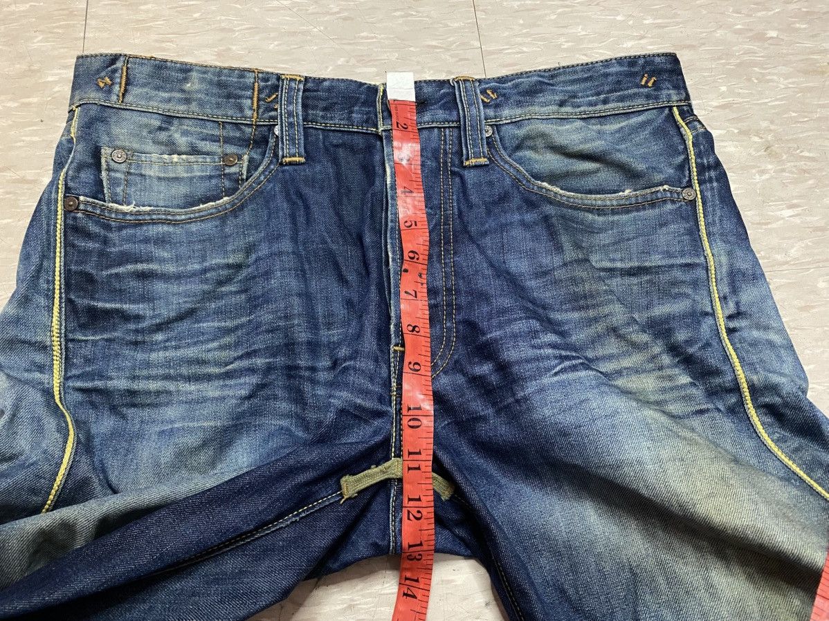 Hollywood Trading Company HTC hollywood trading company distressed jeans Size US 35 - 19 Thumbnail
