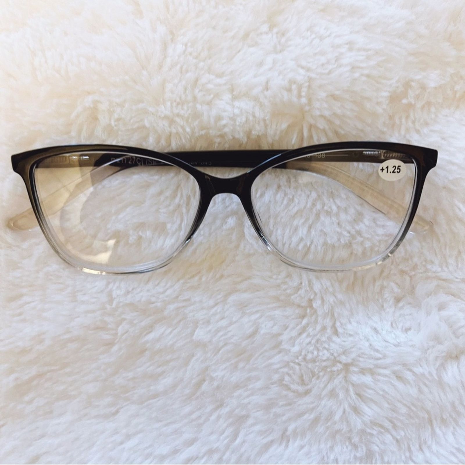 Other Eli Clear & Black Two Tone Reader Glasses Size ONE SIZE - 11 Thumbnail