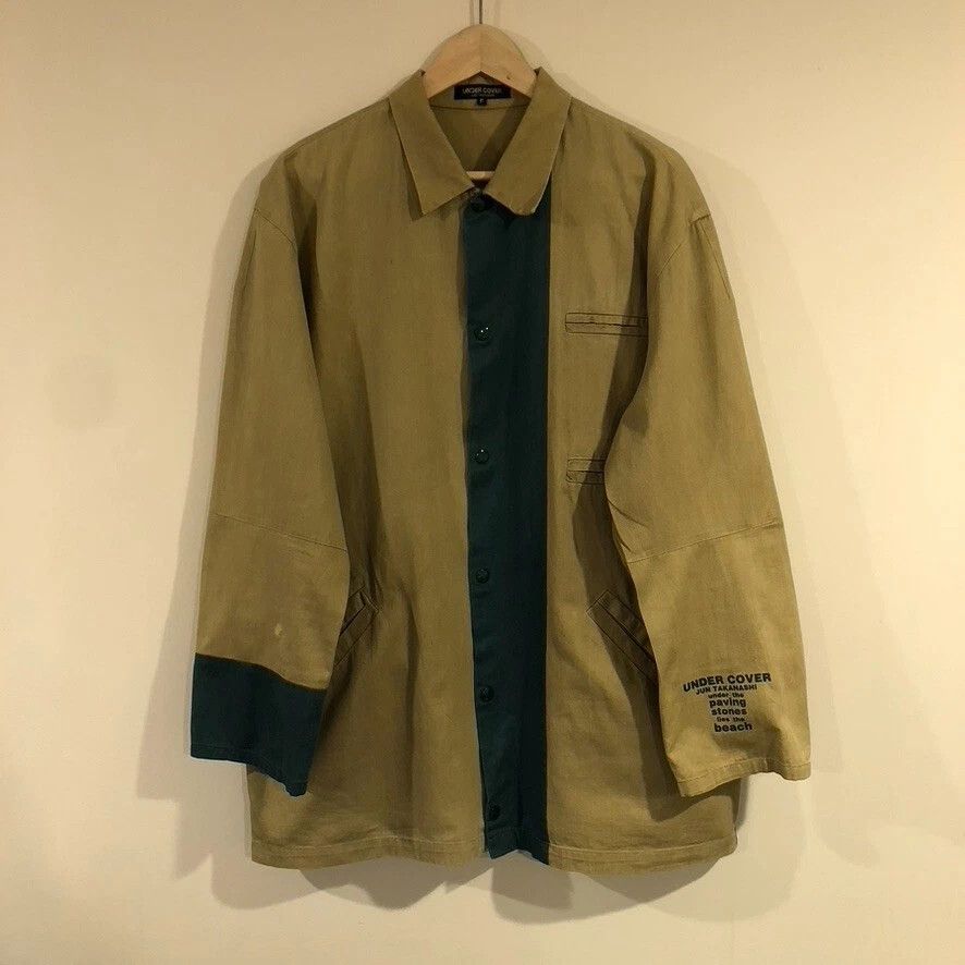 Undercover SS95 Under Paving Stones Overshirt Jacket Size US XL / EU 56 / 4 - 1 Thumbnail