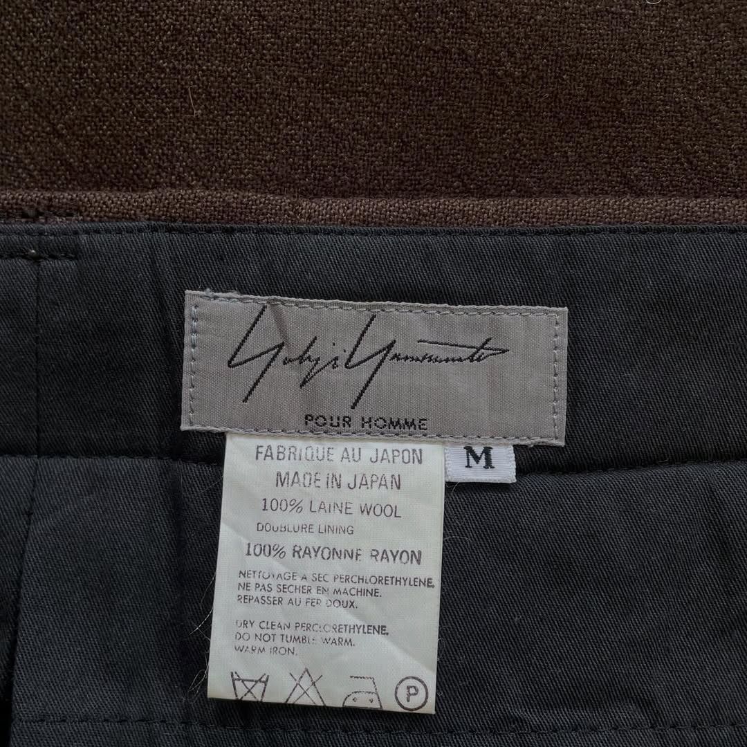 Yohji Yamamoto Yohji Yamamoto Pour Homme Wide Leg Trousers Pants Size US 34 / EU 50 - 7 Thumbnail
