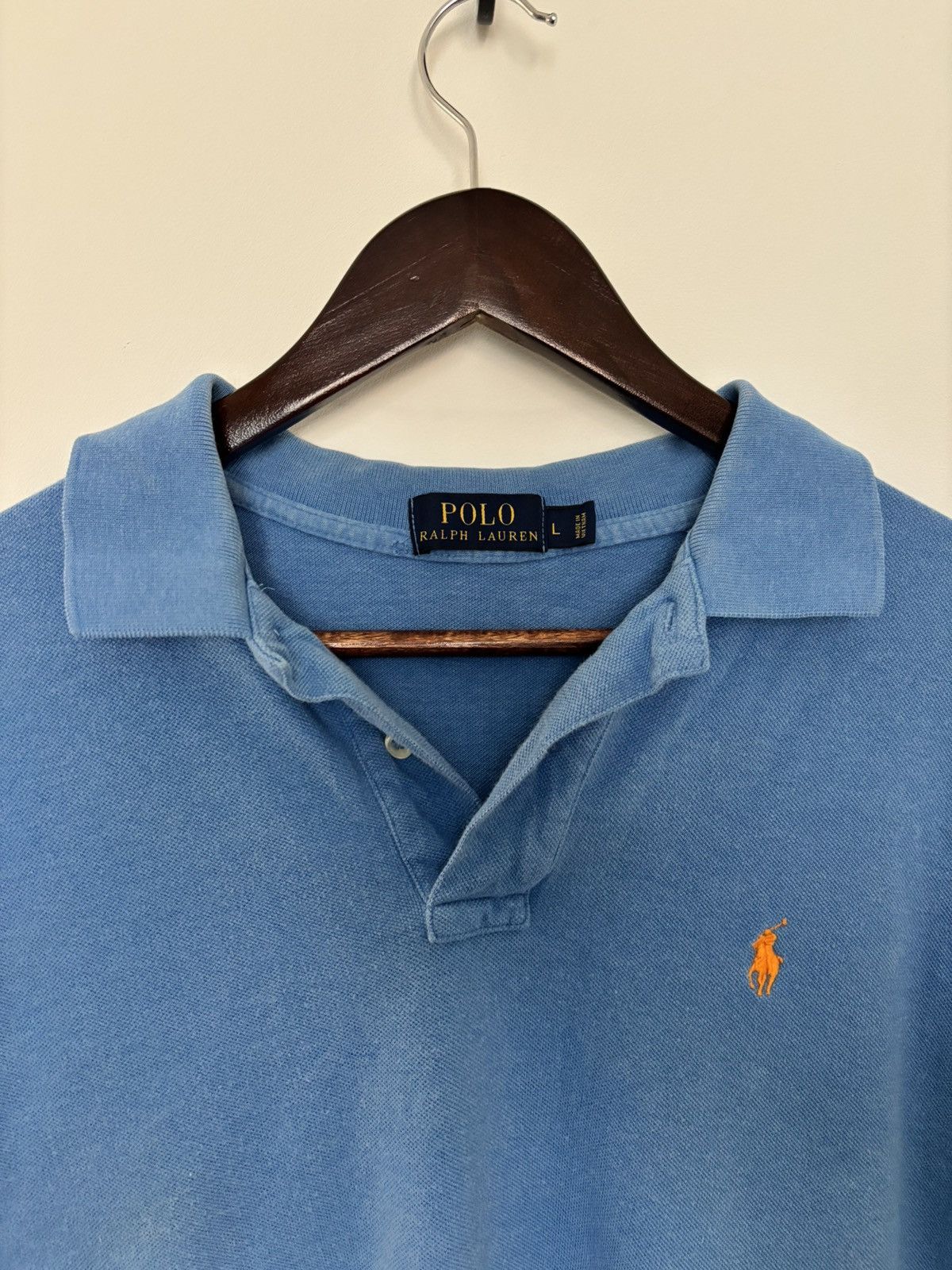 Polo Ralph Lauren Polo Ralph Lauren Sky Blue Classic Pony Polo Shirt Size US L / EU 52-54 / 3 - 2 Thumbnail