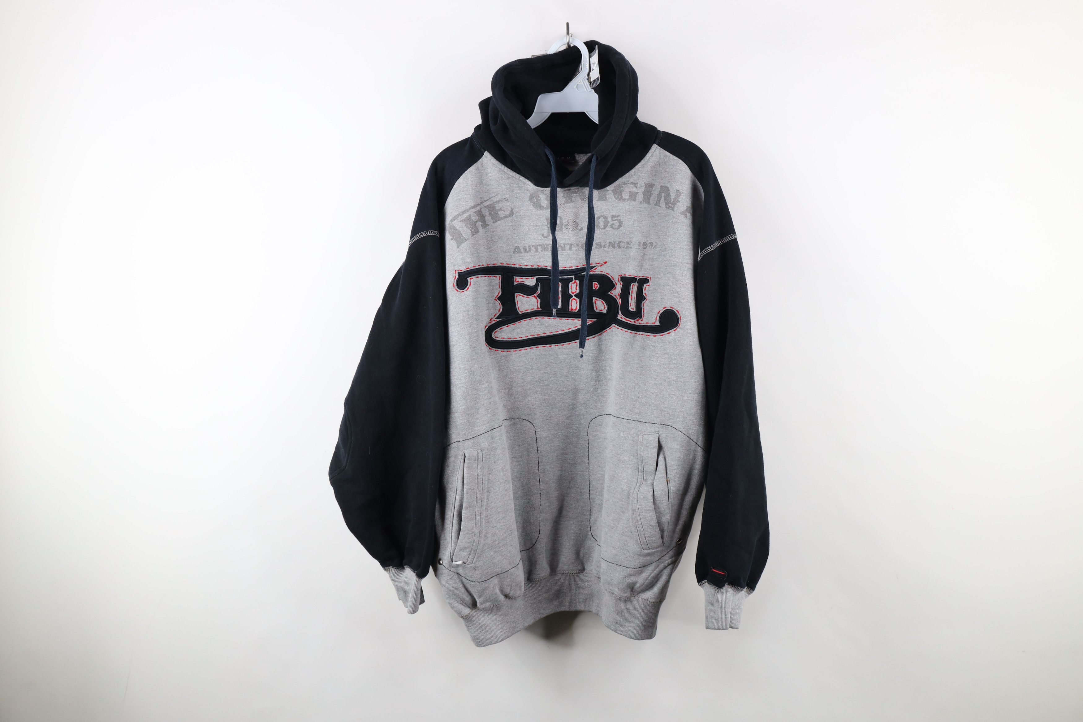 Vintage 90s FUBU Spell Out Script Baggy Heavyweight Hoodie