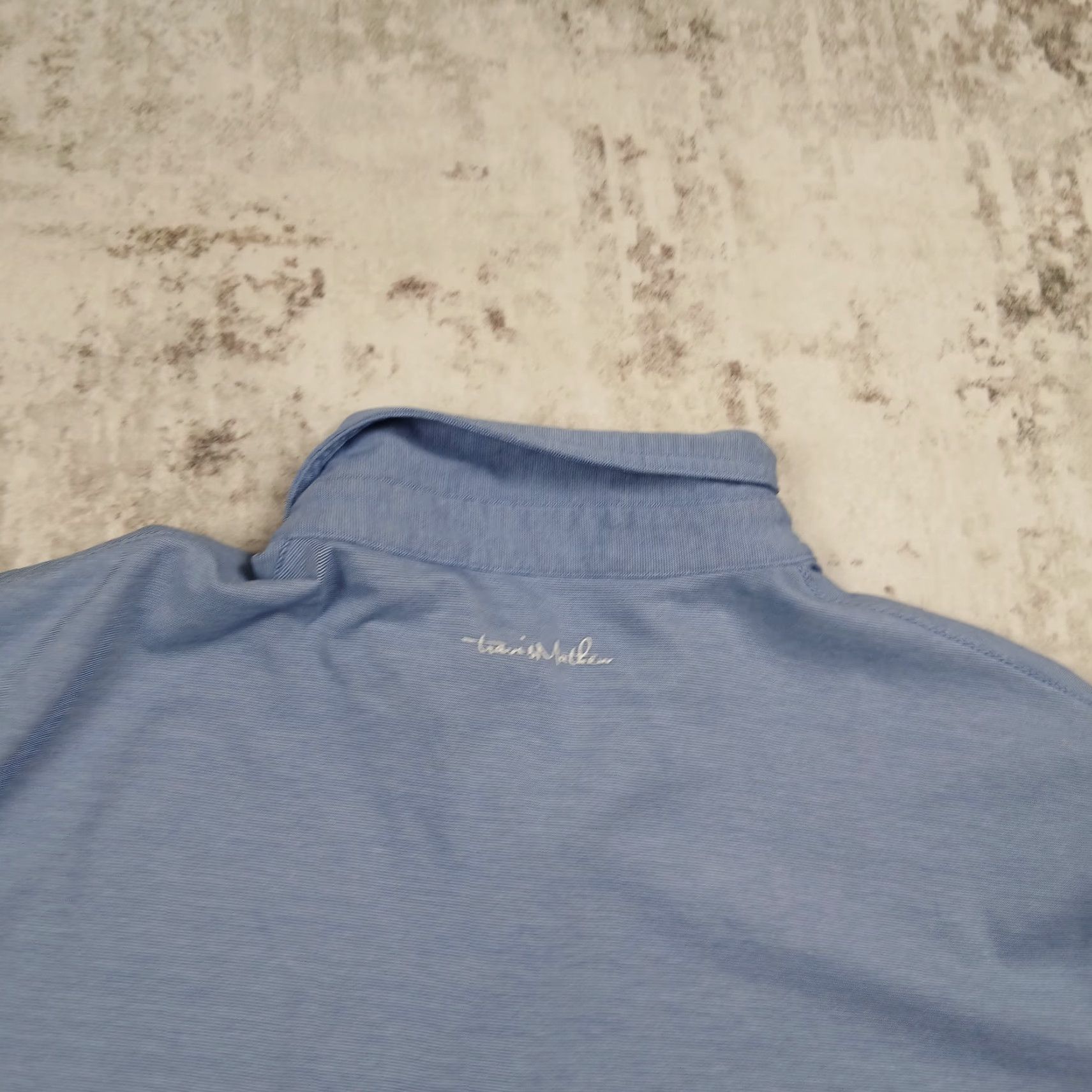 TravisMathew Travis Mathew Polo Shirt Mens XL Extra Large Blue Stretch Preppy Golf Polo Shirt Mens XL Blue Stretch Logo Embroidered Golf Shirt Men Size US XL / EU 56 / 4 - 4 Thumbnail