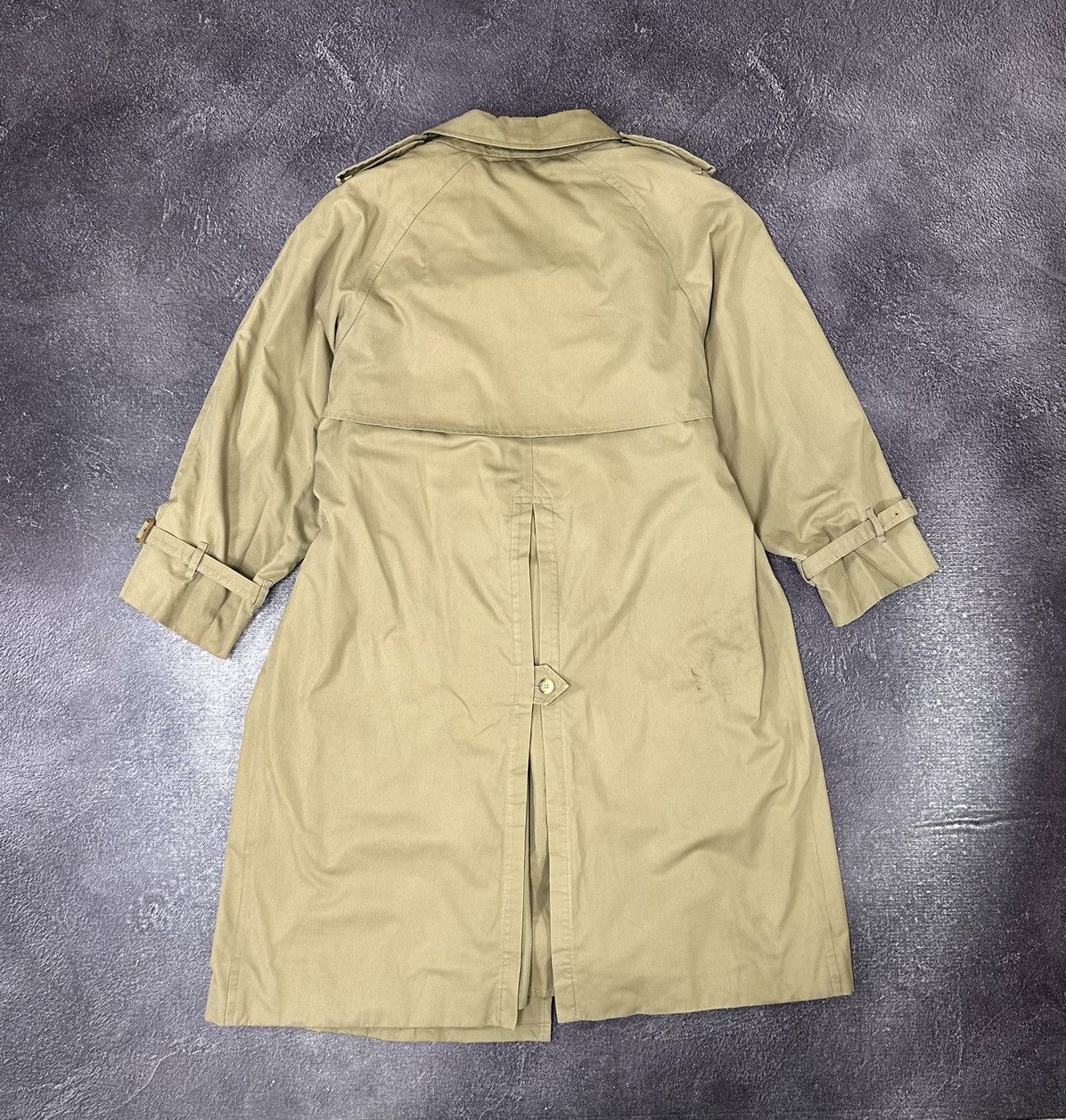 Burberry Vintage 90s Burberry Nova Check Luxury Designer Trench Coat Size US XL / EU 56 / 4 - 2 Thumbnail