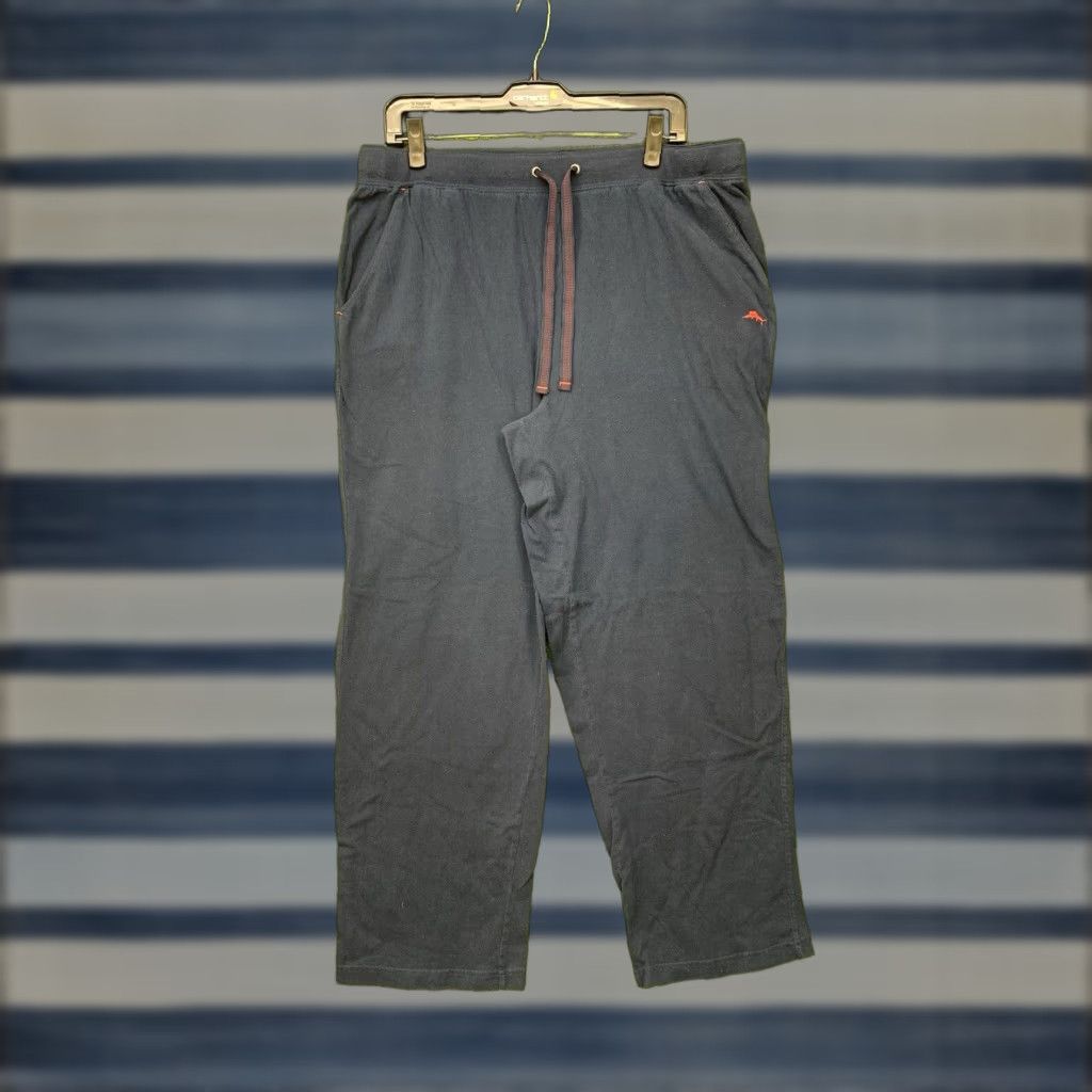 Tommy Bahama Tommy Bahama Sweatpants Mens Large Blue Drawstring Jogger Loungewear Stretch Size US 33 - 1 Thumbnail