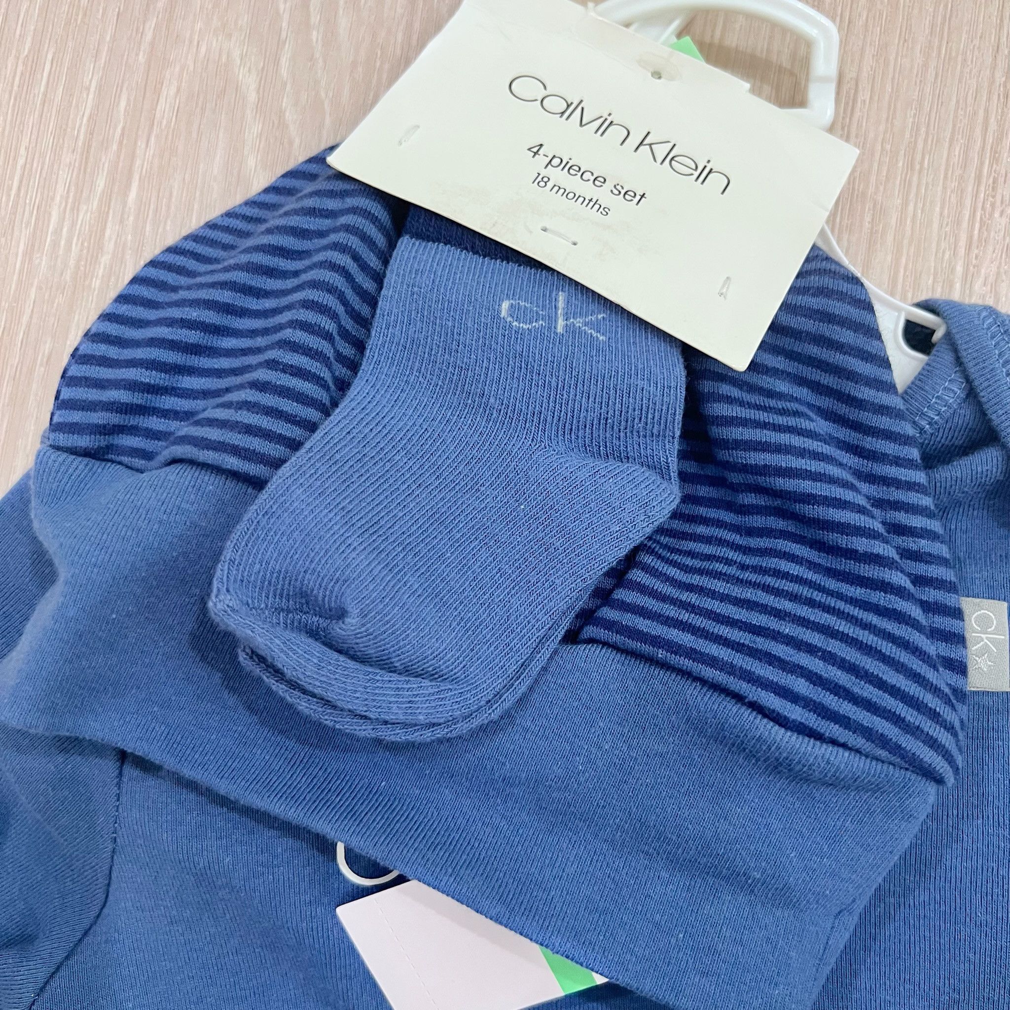Calvin Klein Calvin Klein Kids 18-24m 4 Piece Matching Sets Logo Blue Size XXL / US 16-18 / IT 52-54 - 5 Thumbnail