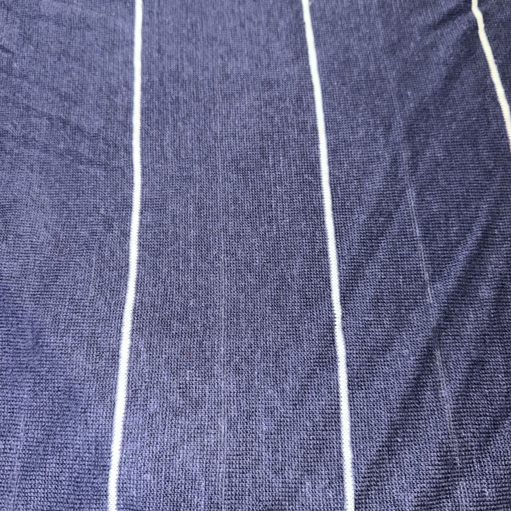 Eileen Fisher Eileen Fisher Poncho Womens One Size Blue White Striped Size ONE SIZE - 4 Thumbnail