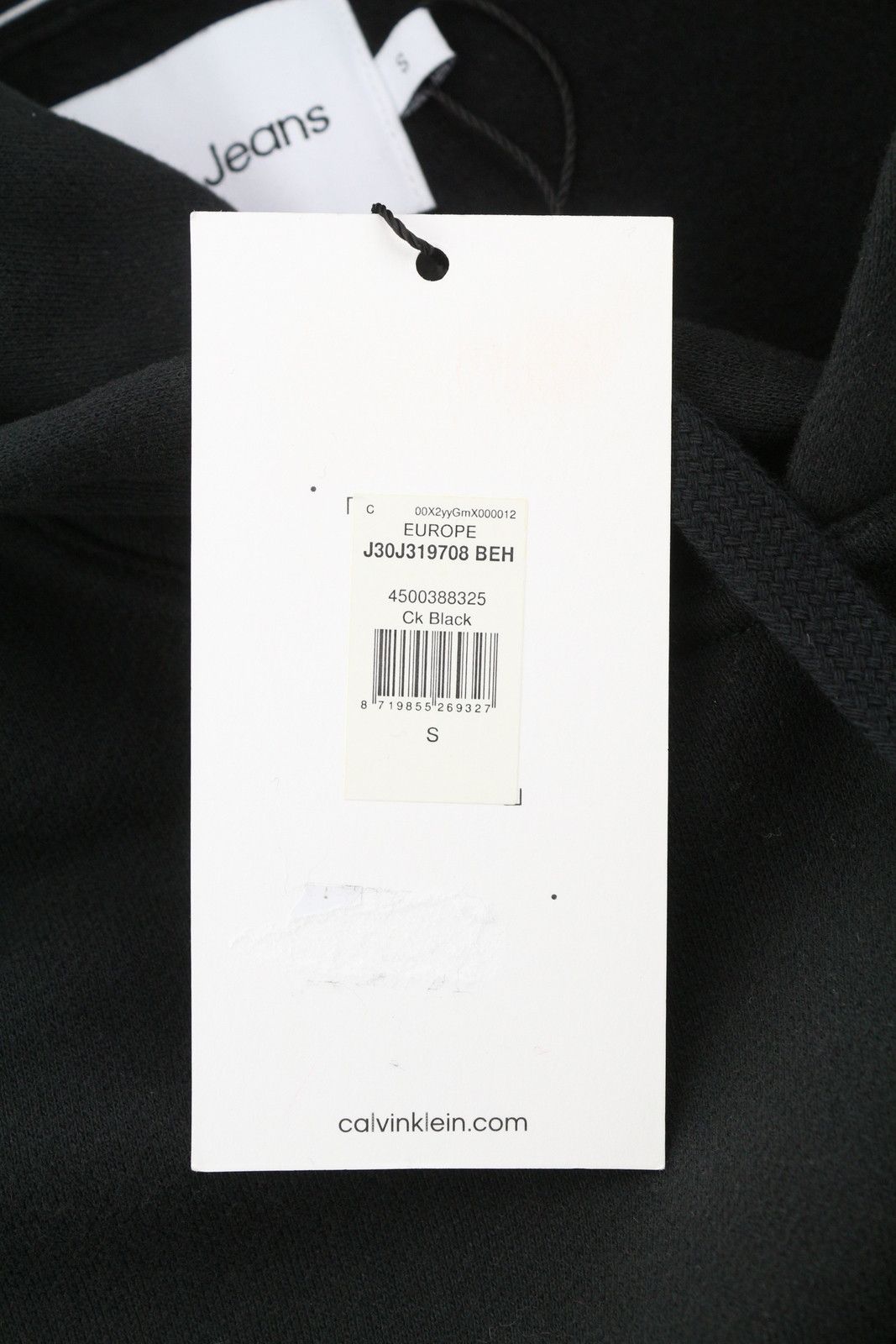 Calvin Klein S Black Oversized Kangaroo Pullover Hoodie 87450 Size US S / EU 44-46 / 1 - 6 Thumbnail