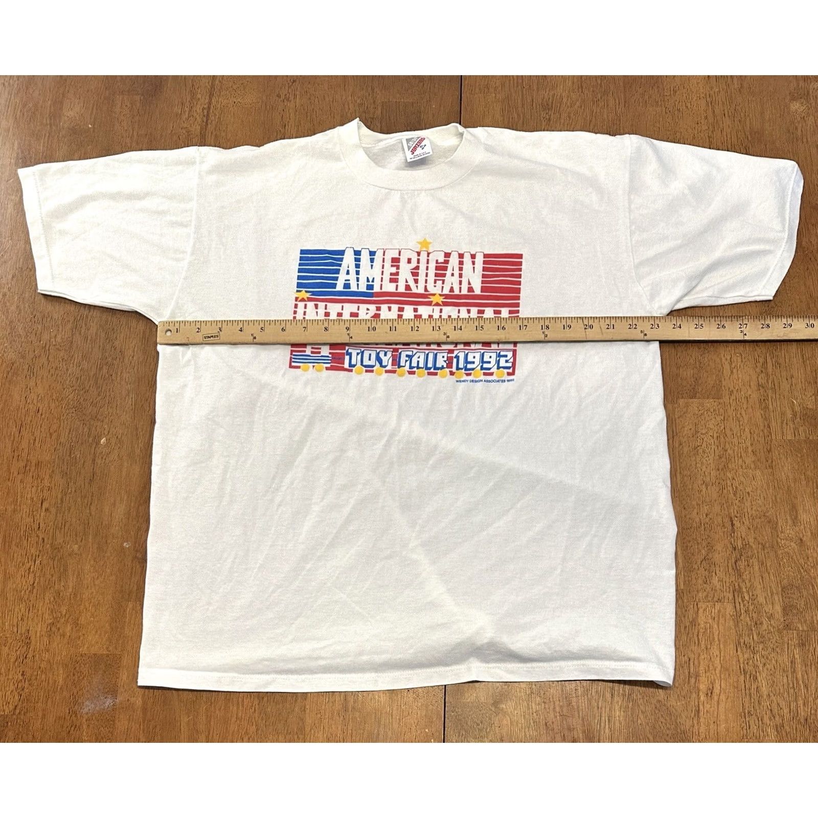 Jerzees VINTAGE 1992 International Toy Fair T Shirt XL Single Stitch Size US XL / EU 56 / 4 - 5 Thumbnail