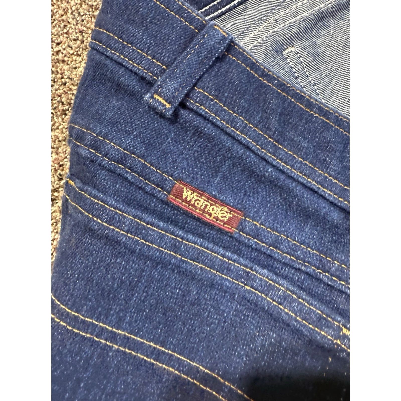 Wrangler Wrangler Jeans Men 42 Blue Denim 42X29 Cotton Blend Straight Casual Pants Size 42 Inseam 29 Regular Washable Denim Lot Size US 42 / EU 58 - 3 Thumbnail