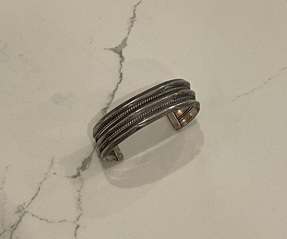 image of Navajo Triplet Cuff 925 in Silver, Men's