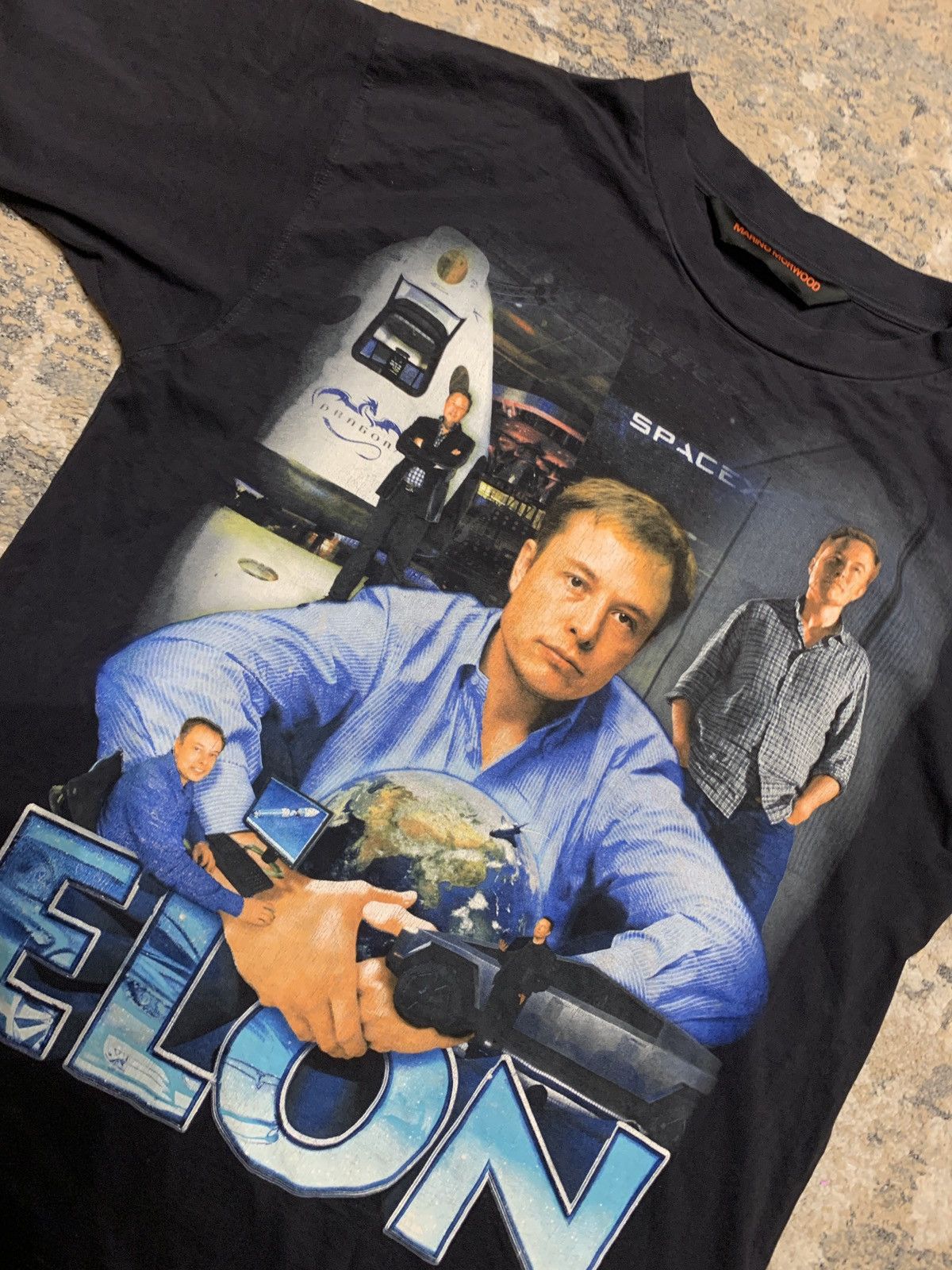 Marino Morwood × Vintage Marino Moorwood Elon Mask T-Shirt Vintage Size US L / EU 52-54 / 3 - 2 Thumbnail