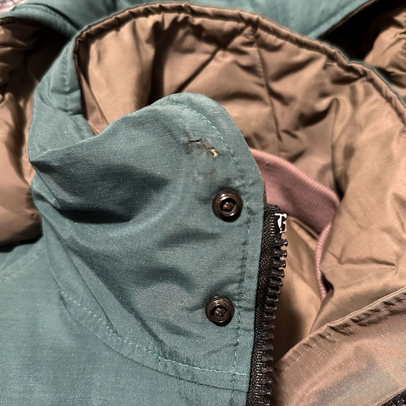 Vintage VINTAGE L.L. Bean Maine Warden Parka Gore Tex Green Brown Men’s Large USA Made Zip Coat Size US L / EU 52-54 / 3 - 8 Thumbnail