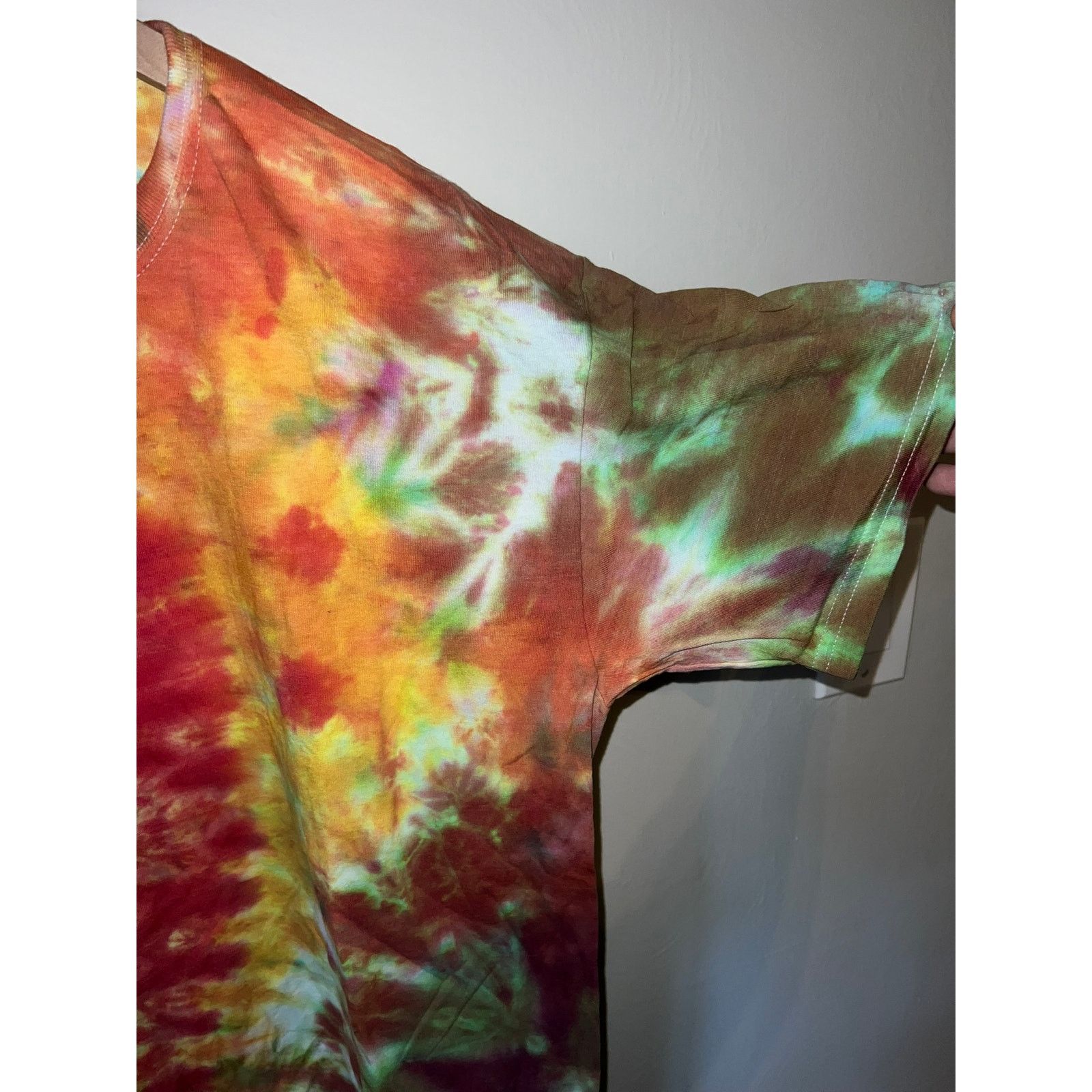 Hanes Hanes Comfort Soft Tie Dye Shirt Red Yellow Tee 2000s Large Size US L / EU 52-54 / 3 - 5 Thumbnail
