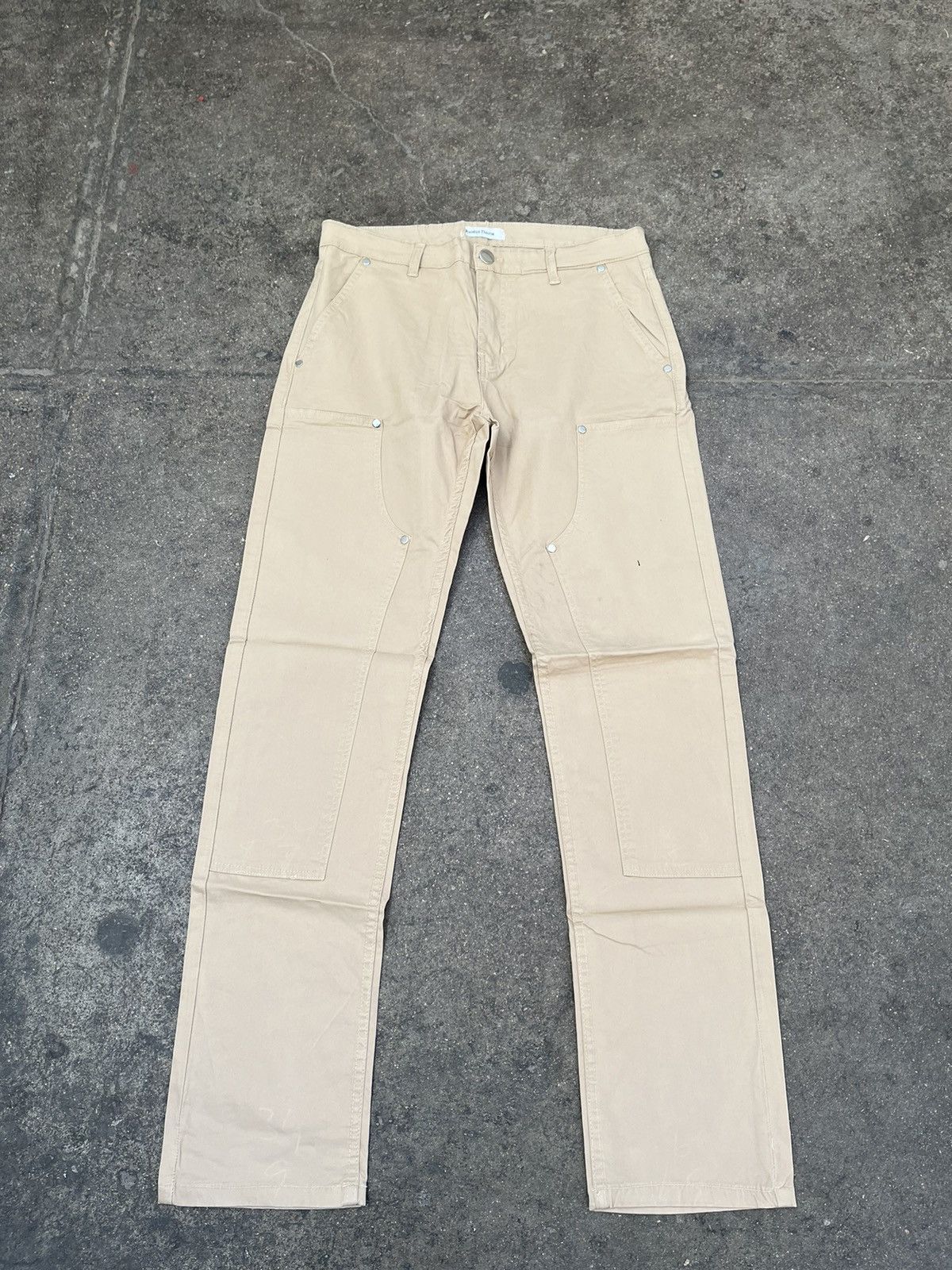 Vintage Double Knee Pants Tan Size US 34 / EU 50 - 1 Thumbnail