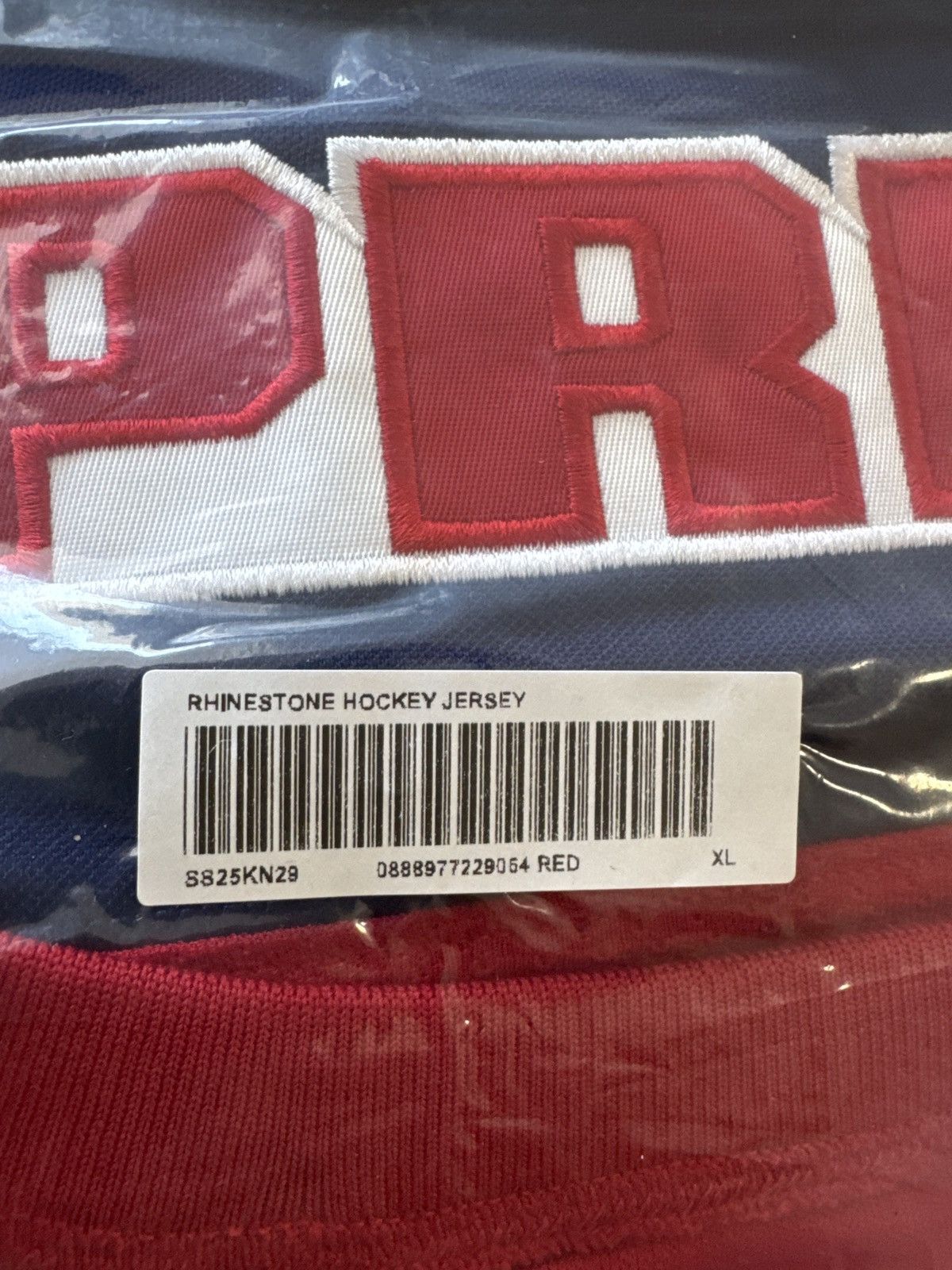 Supreme Supreme Rhinestone Hockey Jersey ss25 Size US XL / EU 56 / 4 - 5 Thumbnail