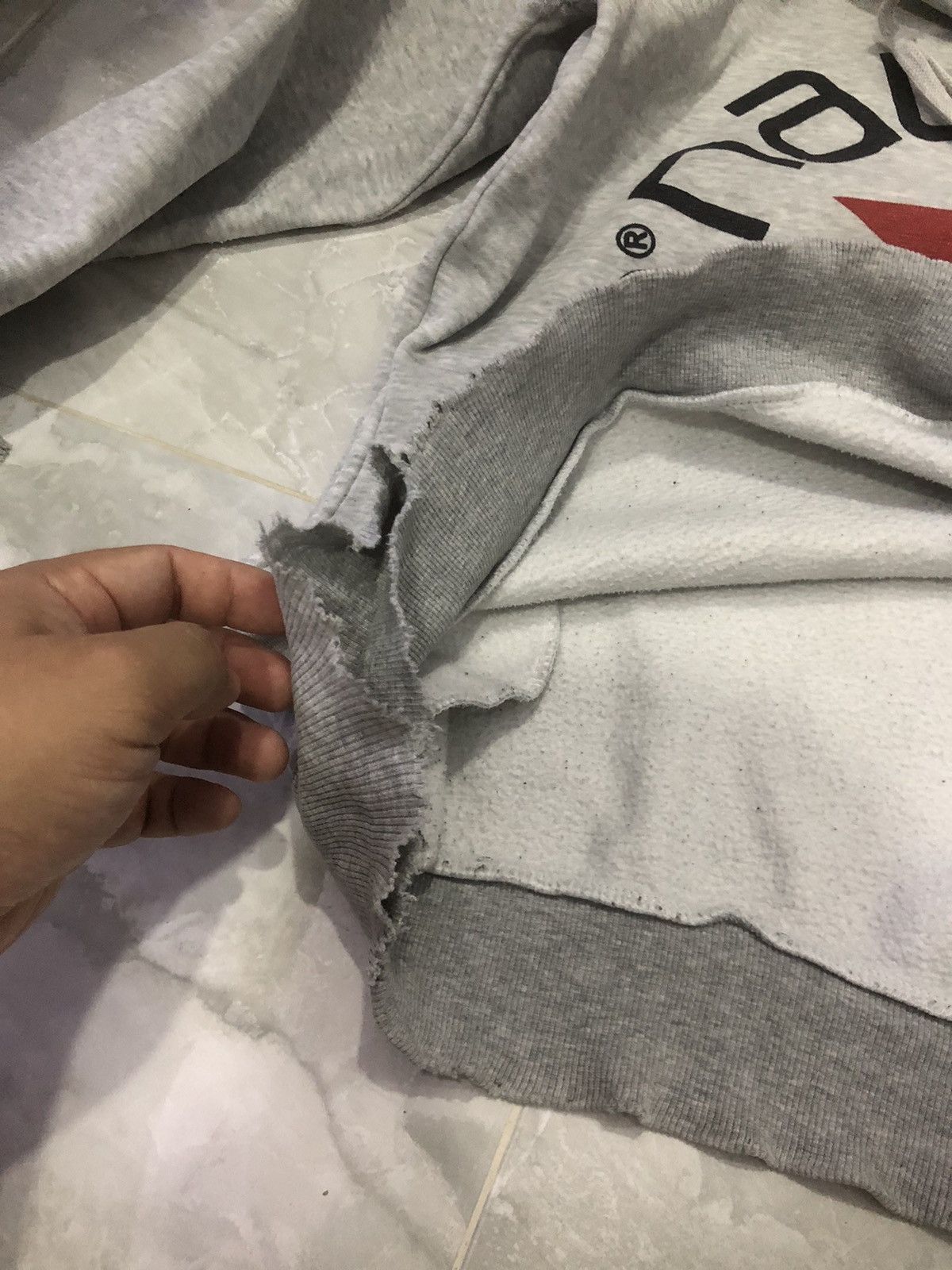 Nautica × Vintage Vintage nautica spell-out logo distressed hoodie Size US S / EU 44-46 / 1 - 11 Thumbnail