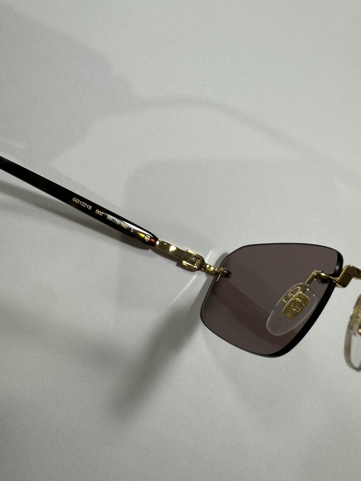 Gucci × Vintage Gucci sunglasses GG1221S 002 Size ONE SIZE - 4 Thumbnail