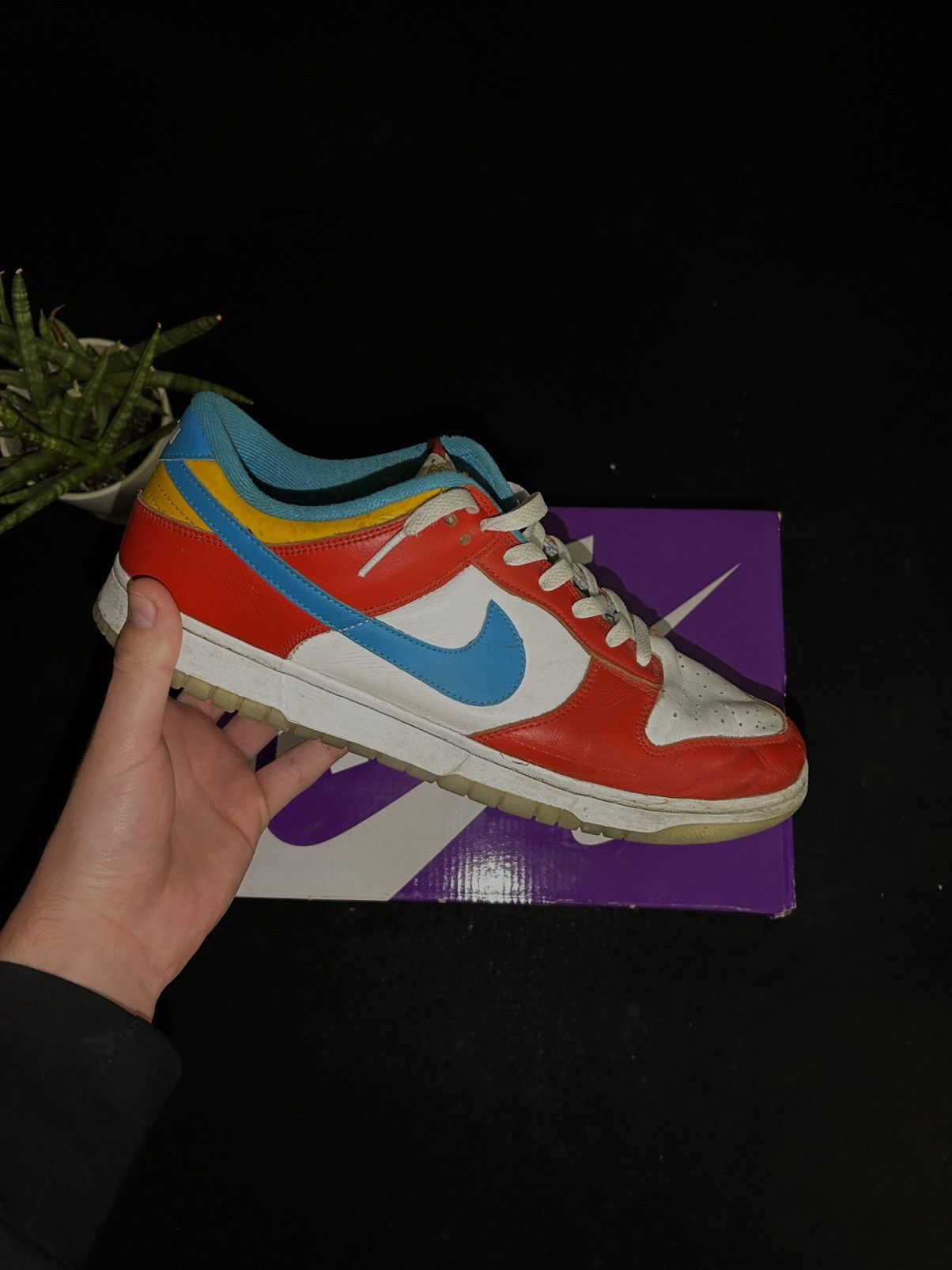 Nike Nike x LeBron James Dunk Low "Fruity Pebbles" Size US 11.5 / EU 44-45 - 1 Thumbnail
