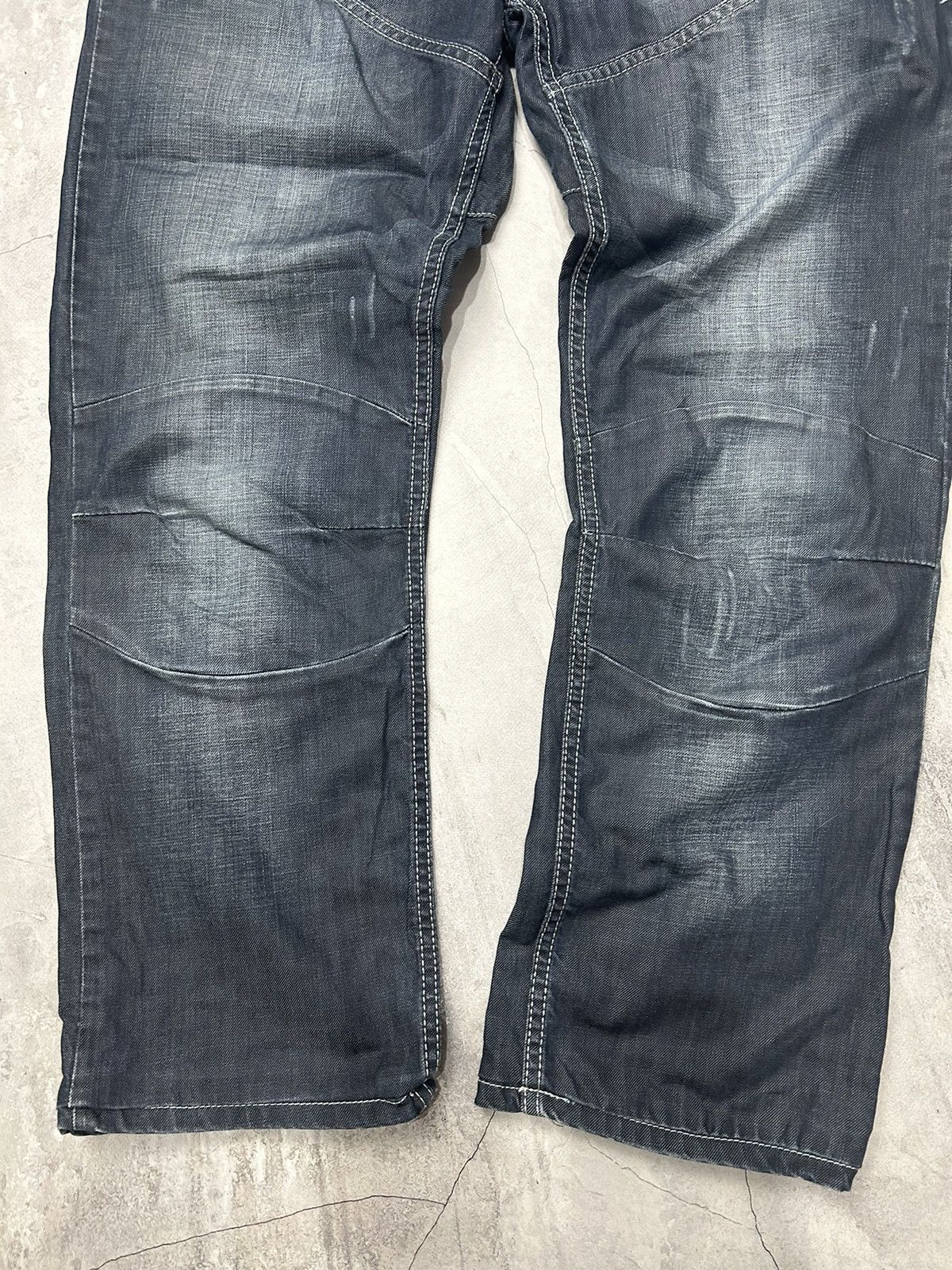 G-Star × Vintage G-Star Raw Denim Jeans Pants Trousers Big Logo Cargo Baggy Size US 34 / EU 50 - 4 Thumbnail