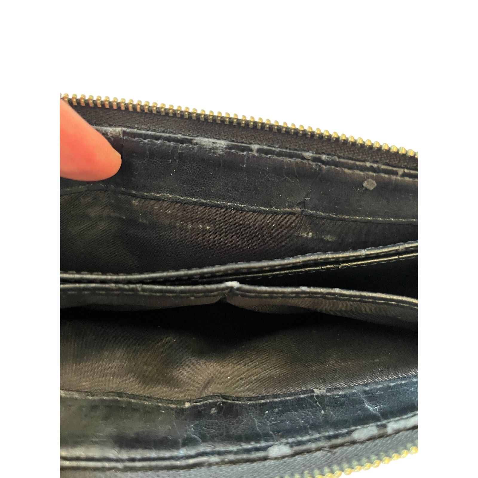 Coach Coach Black Signature Jacquard Wristlet Slim Wallet Size ONE SIZE - 4 Thumbnail