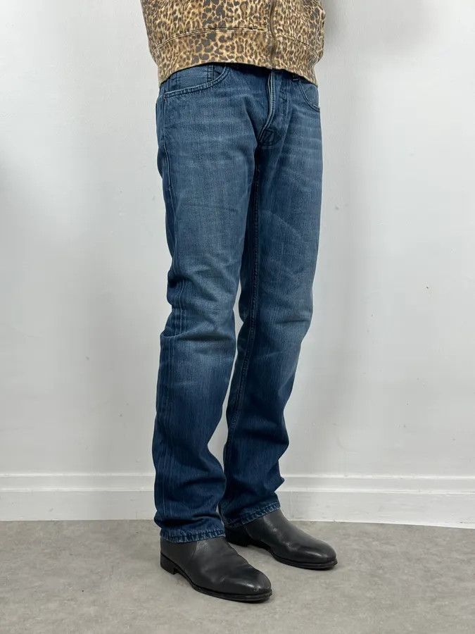 Vintage 2000s Vintage Blue Denim Jeans Size US 30 / EU 46 - 2 Thumbnail