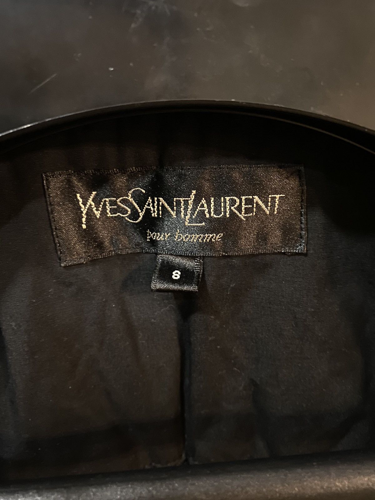 Yves Saint Laurent Winter Warm YSL Jacket Black Vintage Parka Bomber Size US S / EU 44-46 / 1 - 5 Thumbnail