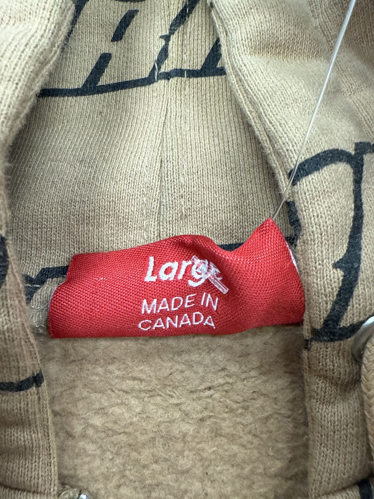 Supreme Supreme Repeater Zip Up Tan Large new Size US L / EU 52-54 / 3 - 5 Thumbnail