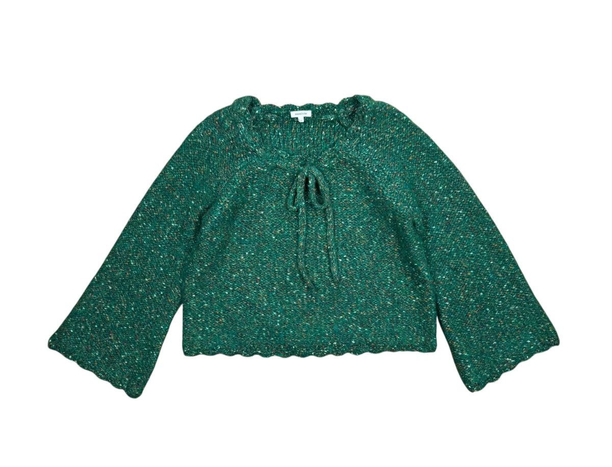 Designer Manoush Knit Sweater Baloon Sleeves Wool-Polyester size S Size S / US 4 / IT 40 - 8 Thumbnail