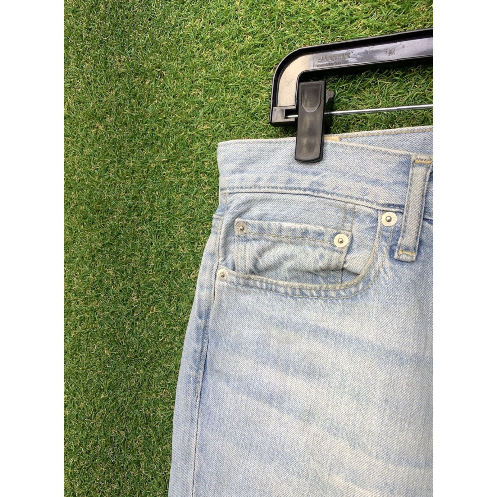Abercrombie & Fitch Abercrombie & Fitch Jeans Mens 34x32 Athletic Skinny Fit 5-Pocket Denim Blue Cotton Blend Leather Logo Buckle Bke USA 90s 00s 2000s Vintage No Size US 34 / EU 50 - 3 Thumbnail