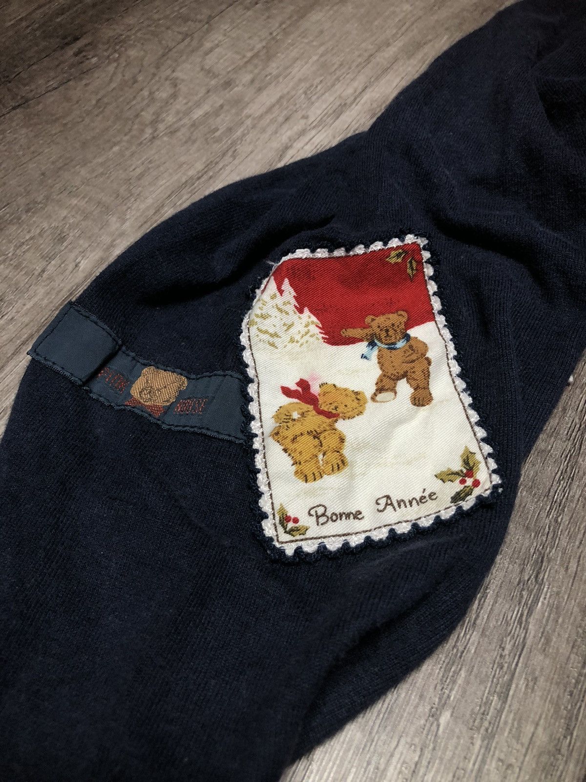 Designer × Japanese Brand × Pink House VINTAGE PINK HOUSE PATCHED DESIGN LONG SLEEVE TEE SHIRT Size US S / EU 44-46 / 1 - 6 Thumbnail