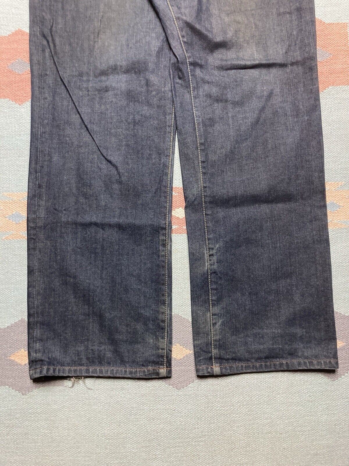 Vintage Vtg y2k baggy jeans akademiks embroidered wide skater 38x33 Size US 38 / EU 54 - 5 Thumbnail