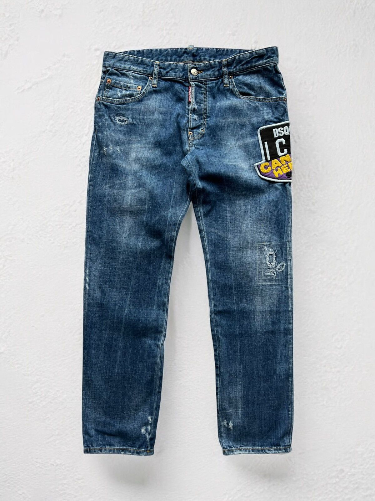 極美品★DSQUARED2★Skater Patch Denim Pants 極美品☆DSQUARED2☆Skater Patch Denim Pants