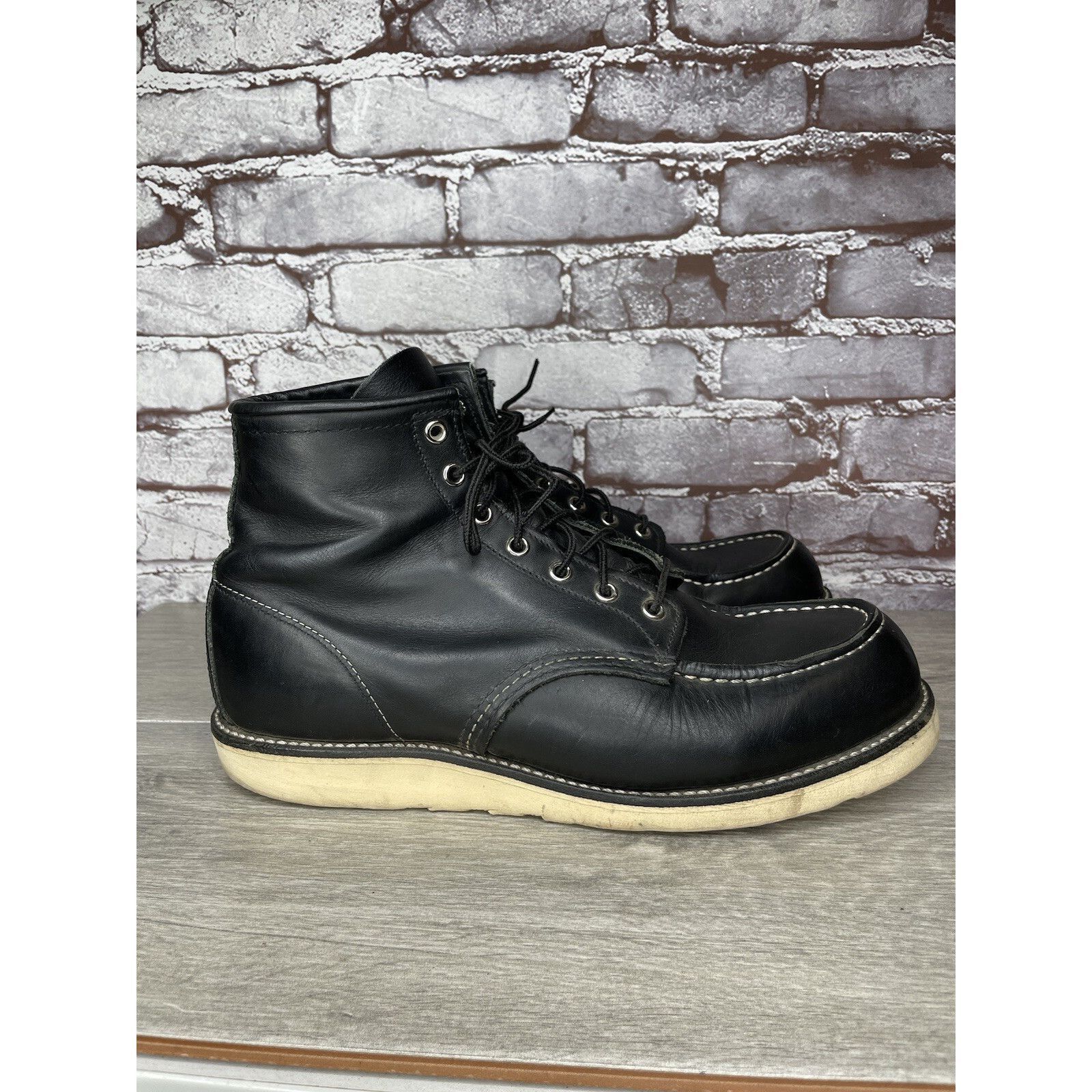 Red Wing Red Wing Boots 9075 Harley Ninja Genuine Black Leather Lace Size US 11 / EU 44 - 13 Thumbnail