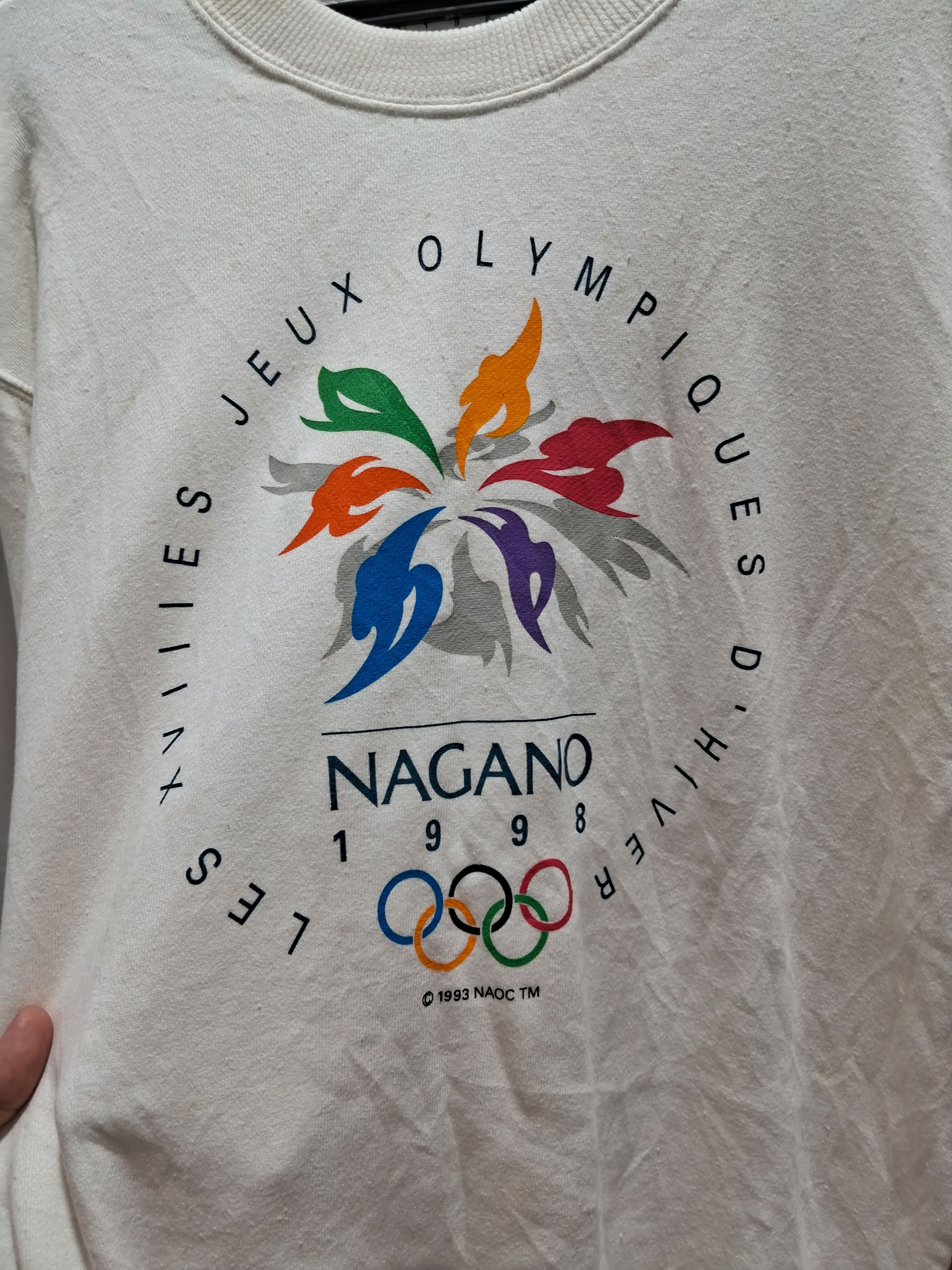 Vintage Olympic nagano sweatshirt Size US L / EU 52-54 / 3 - 11 Thumbnail