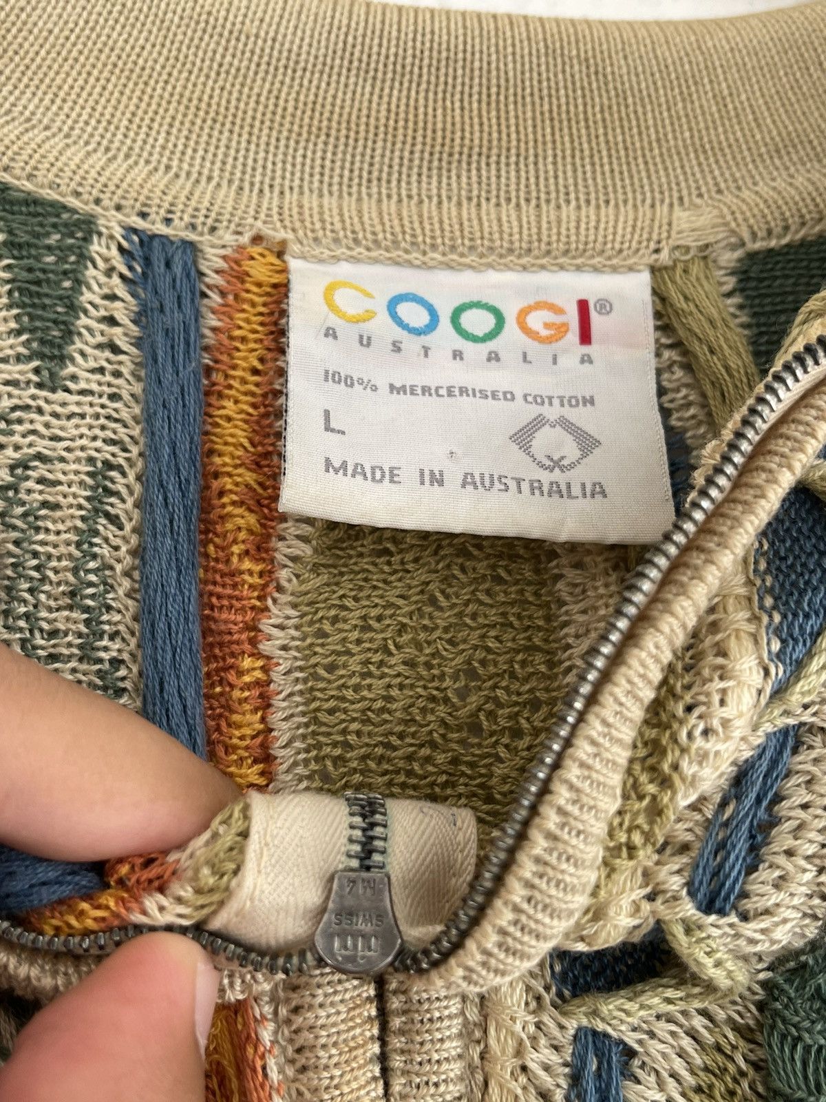 Coogi × Vintage Coogi Mercerised Half Zip Knitwear Size US L / EU 52-54 / 3 - 6 Thumbnail