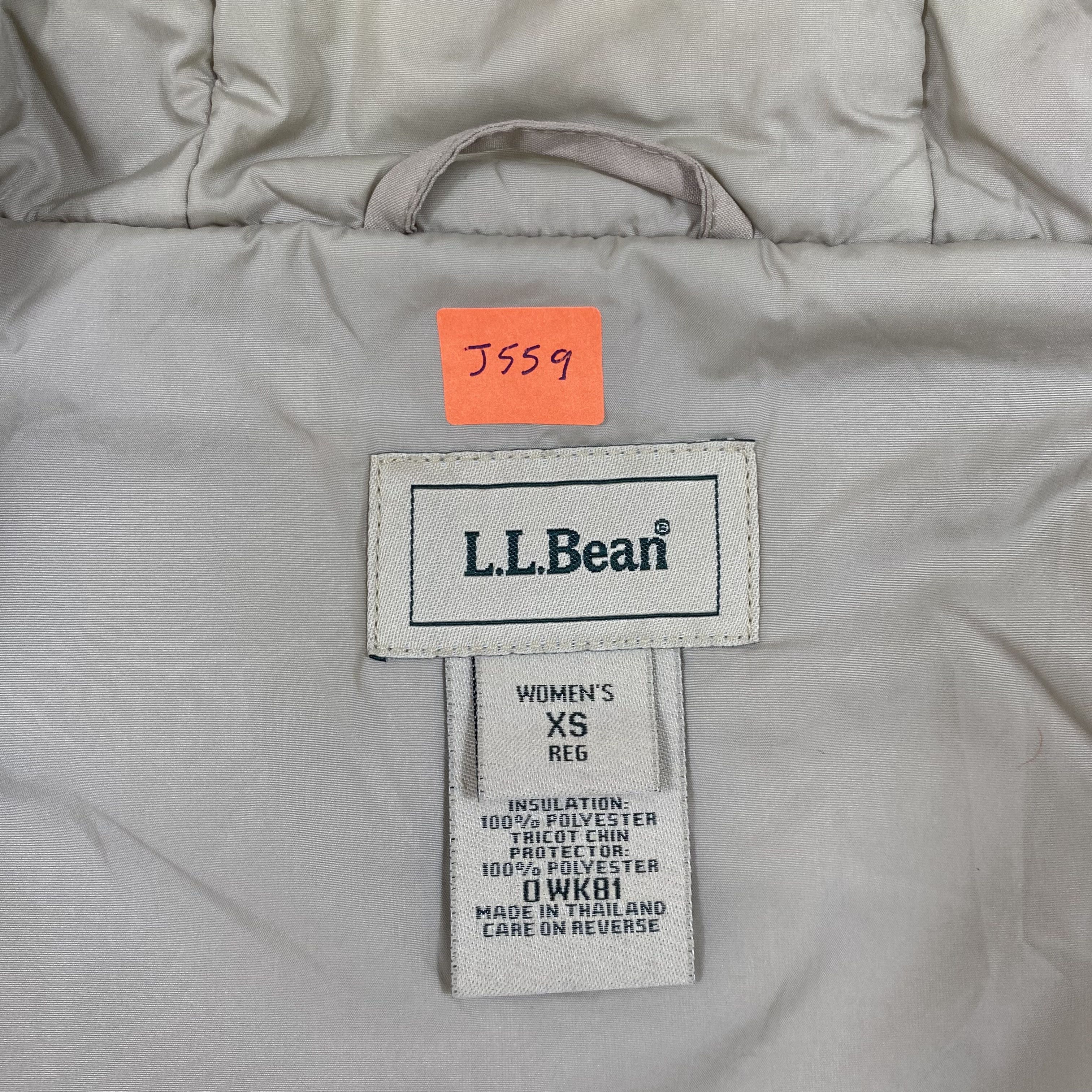 L.L. Bean L.L.BEAN Primaloft Parka Jacket Beige Gorpcore Vintage-J559 Size US XS / EU 42 / 0 - 14 Thumbnail