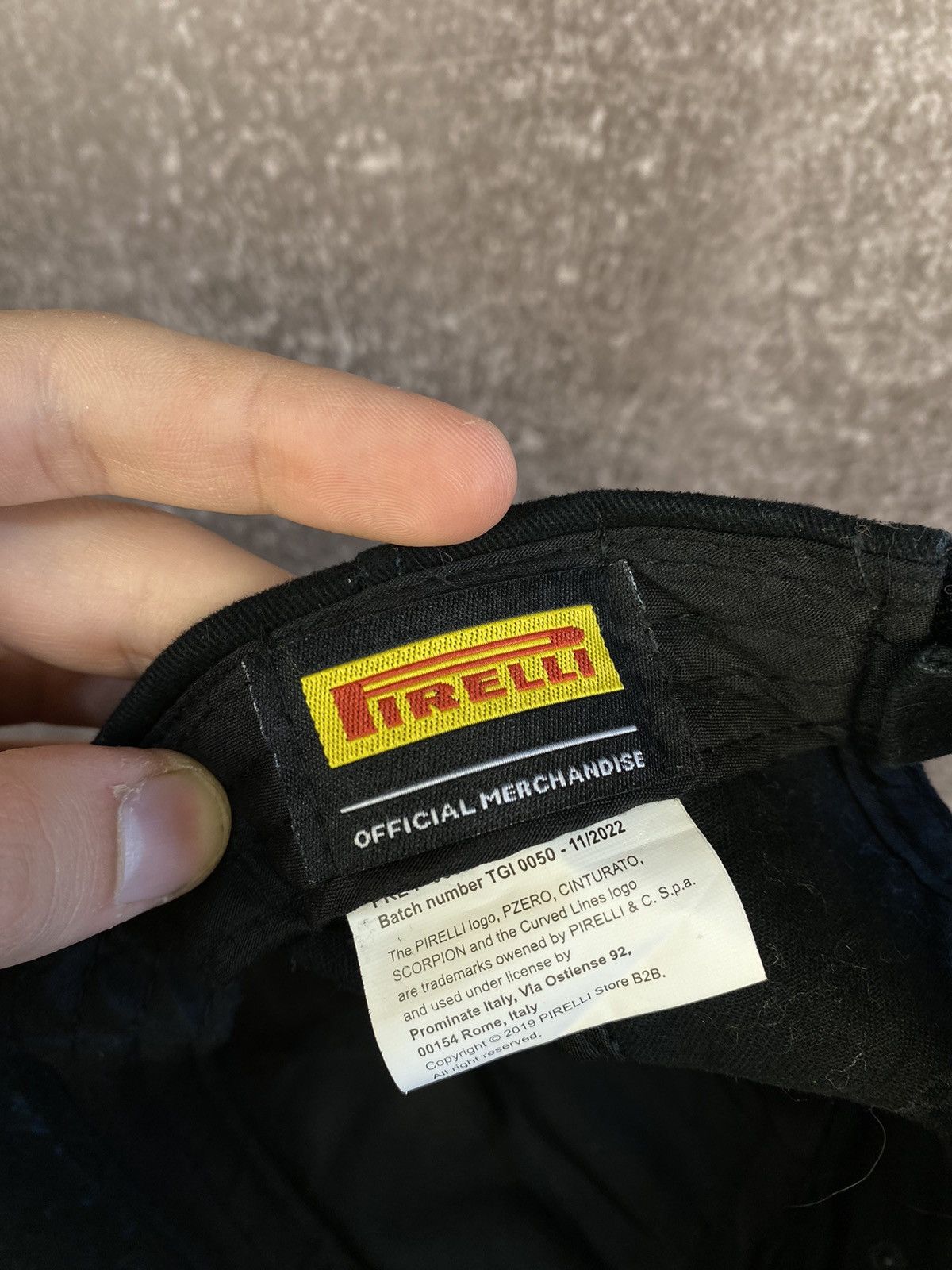 Formula 1 × Japanese Brand × Pirelli PIRELLI CAP HAT HAMILTON 1st CAP FORMULA 1 CAP BLACK F1 Size ONE SIZE - 5 Thumbnail