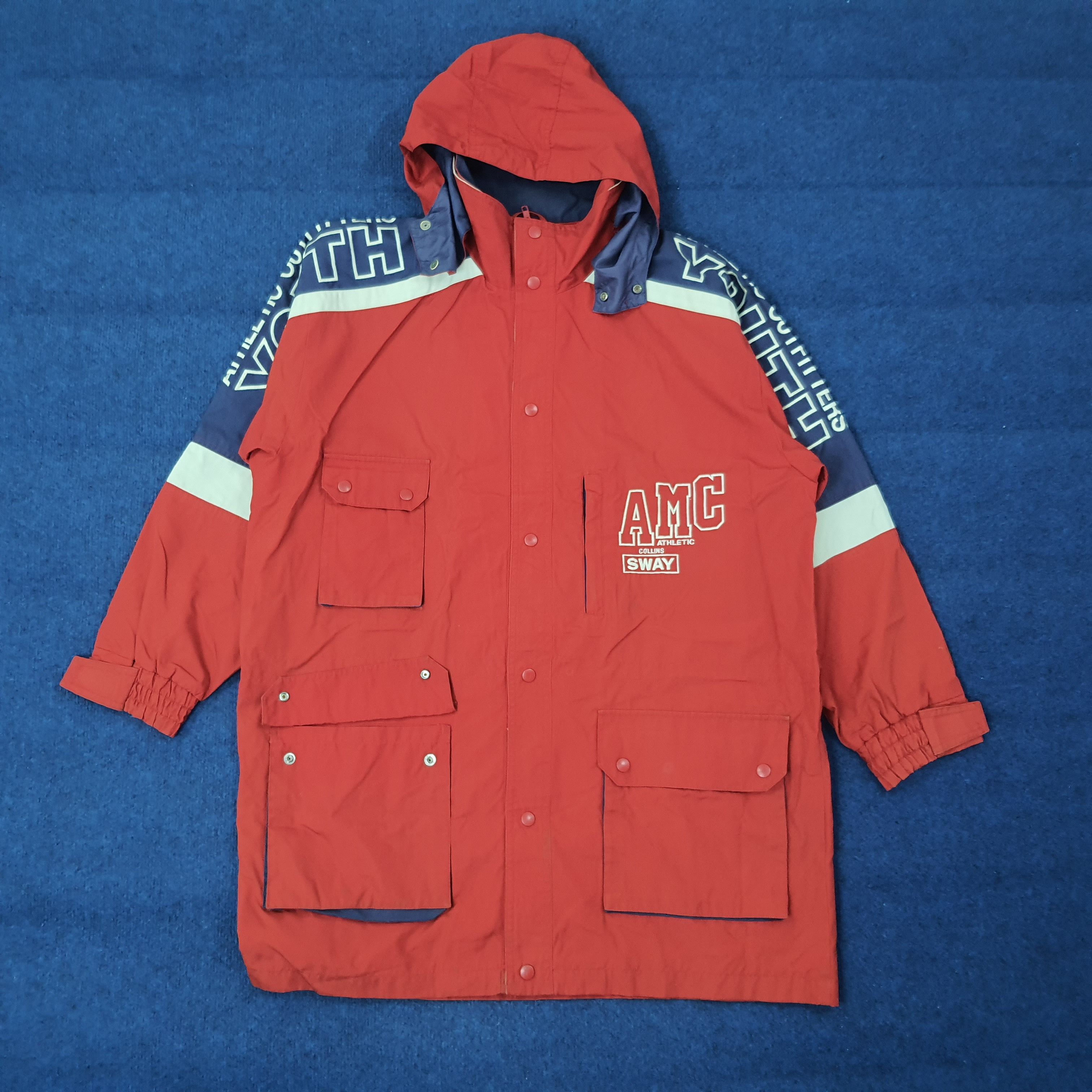 Vintage Vintage Collins Athletes Youth Midfield Jacket C266N19 Size US XL / EU 56 / 4 - 3 Thumbnail