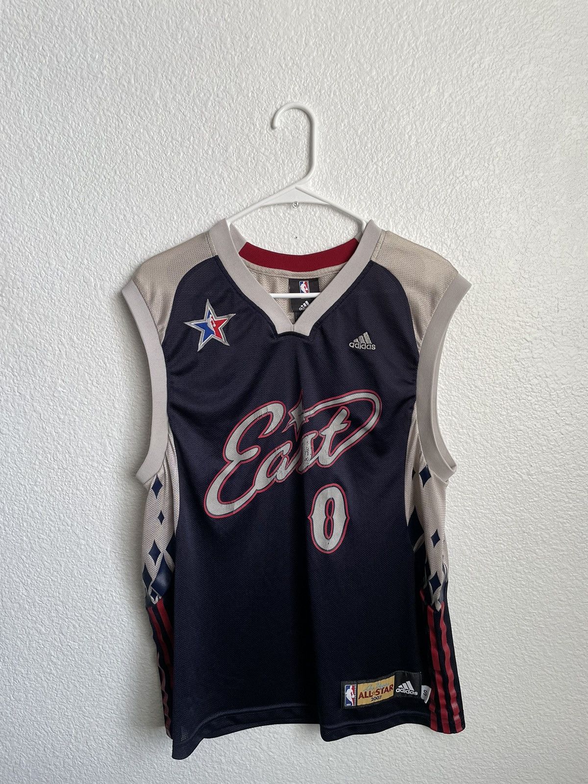 all star nbaゲームシャツ2007 EAST Adidas NBA Dwyane Wade Miami 2007 East All Star Game