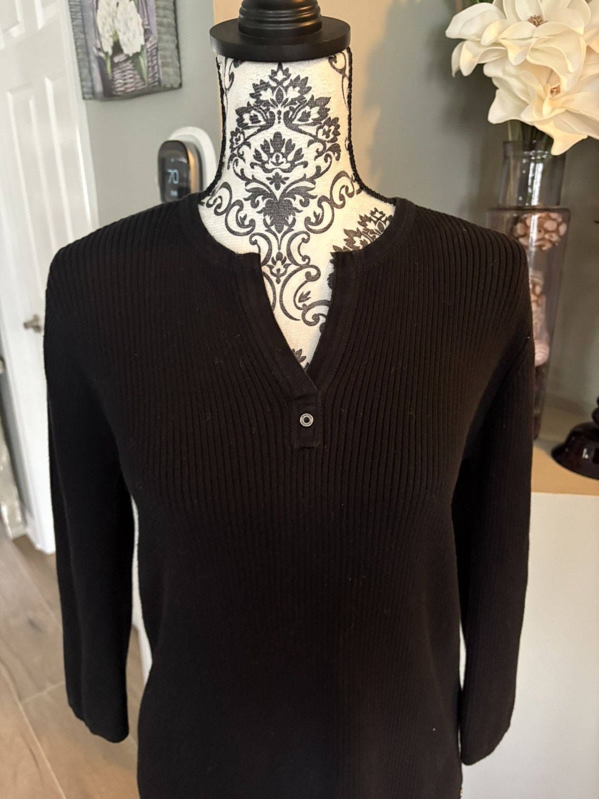 Nautica Nautica black 3/4 sleeve sweater Size M / US 6-8 / IT 42-44 - 2 Thumbnail