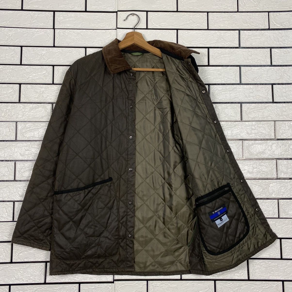R.Newbold 📌Vintage Worker Quilted Jacket R.Newbold Toyo Enterprise Size US M / EU 48-50 / 2 - 13 Thumbnail